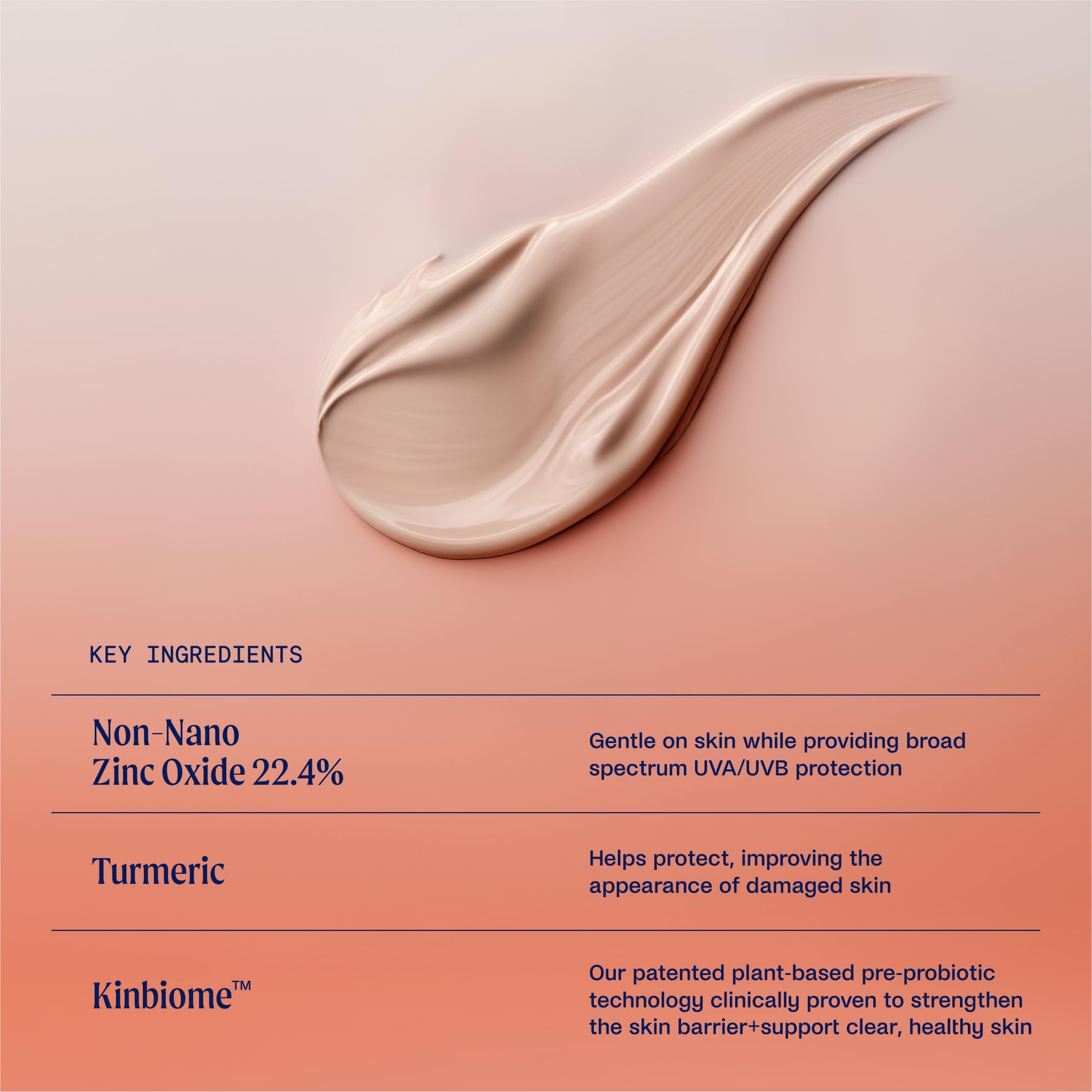 Kinship Self Reflect Probiotic Moisturizing Sunscreen Spf 30+ For Face - Lightweight 100% Mineral Spf For Sensitive Skin - Sheer