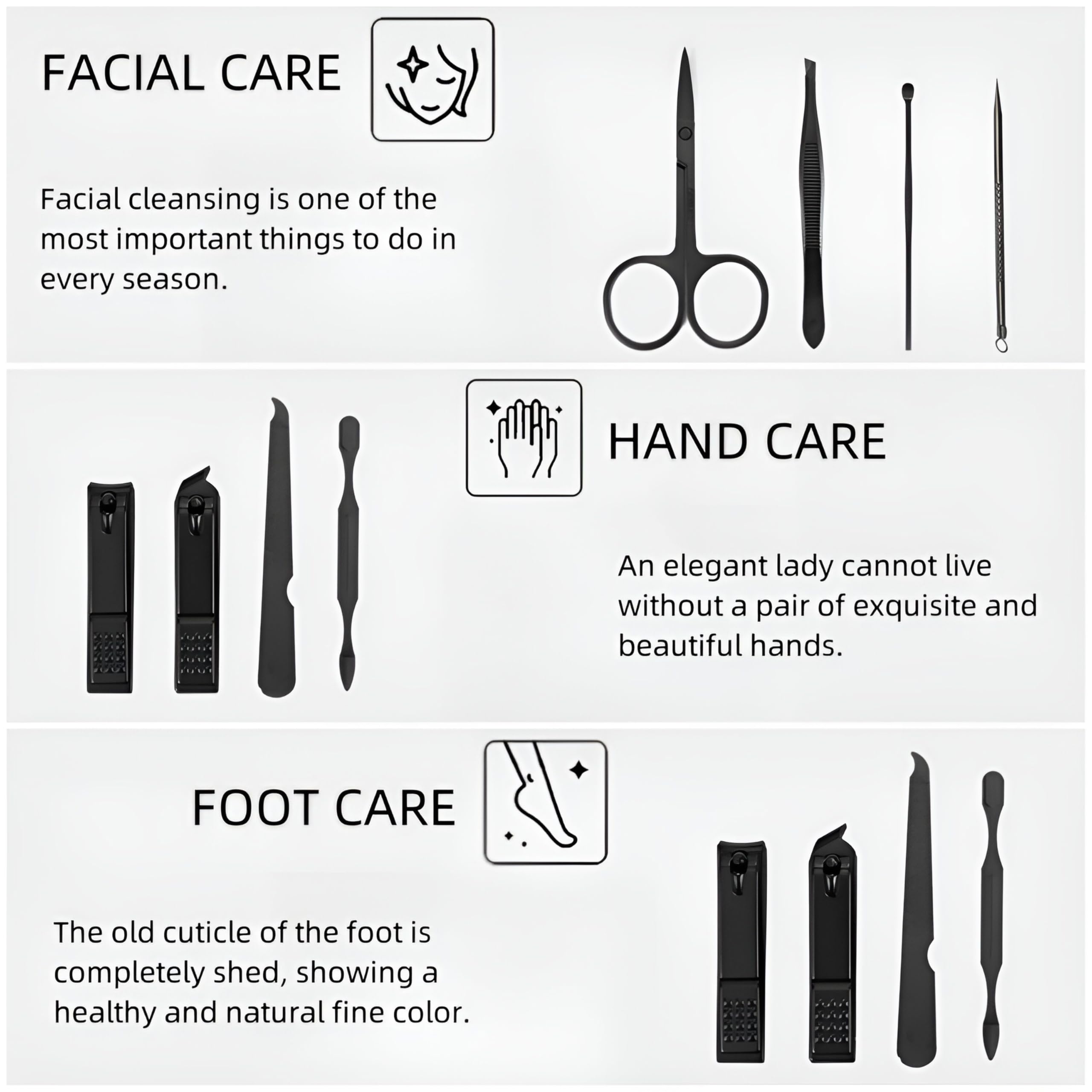 Moreplus Nail Kit For Men, Nail Clipper And Toenail Clippers And Nail File, Manicure Set For Women, Nail Clipper Set Gift For Me