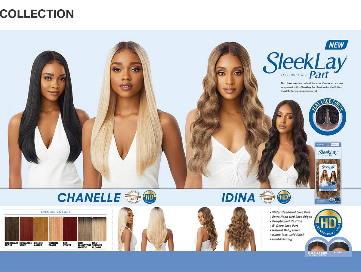 Outre HD Lace Front Wig Sleek Lay Part Chanelle (1)