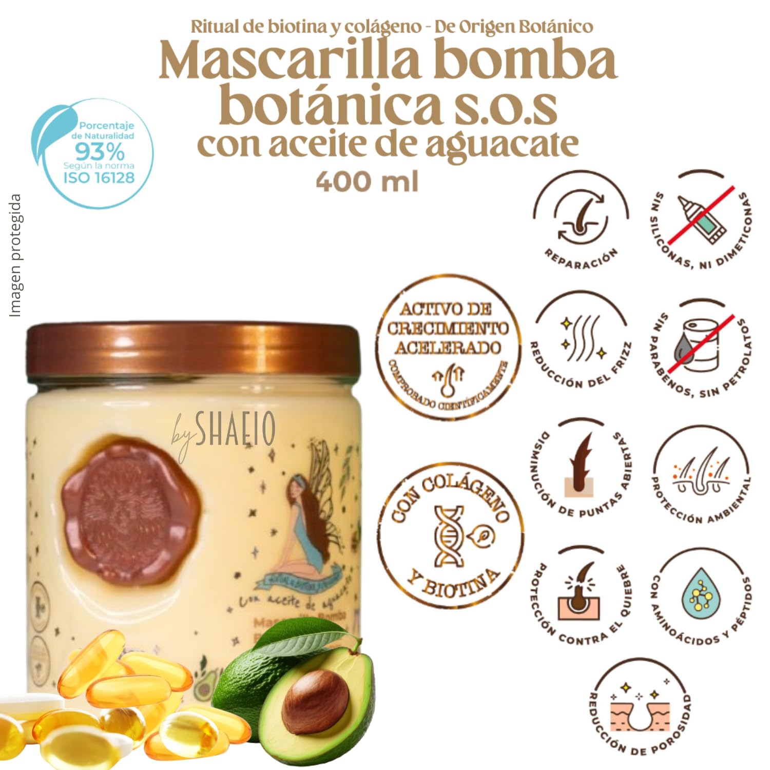 RITUAL BOTANICO Kit 4 Crecimiento Acelerado y Ultra Reparador S.O.S: Shampoo de Cebolla, Mascarilla para el Cabello, Acondiciona