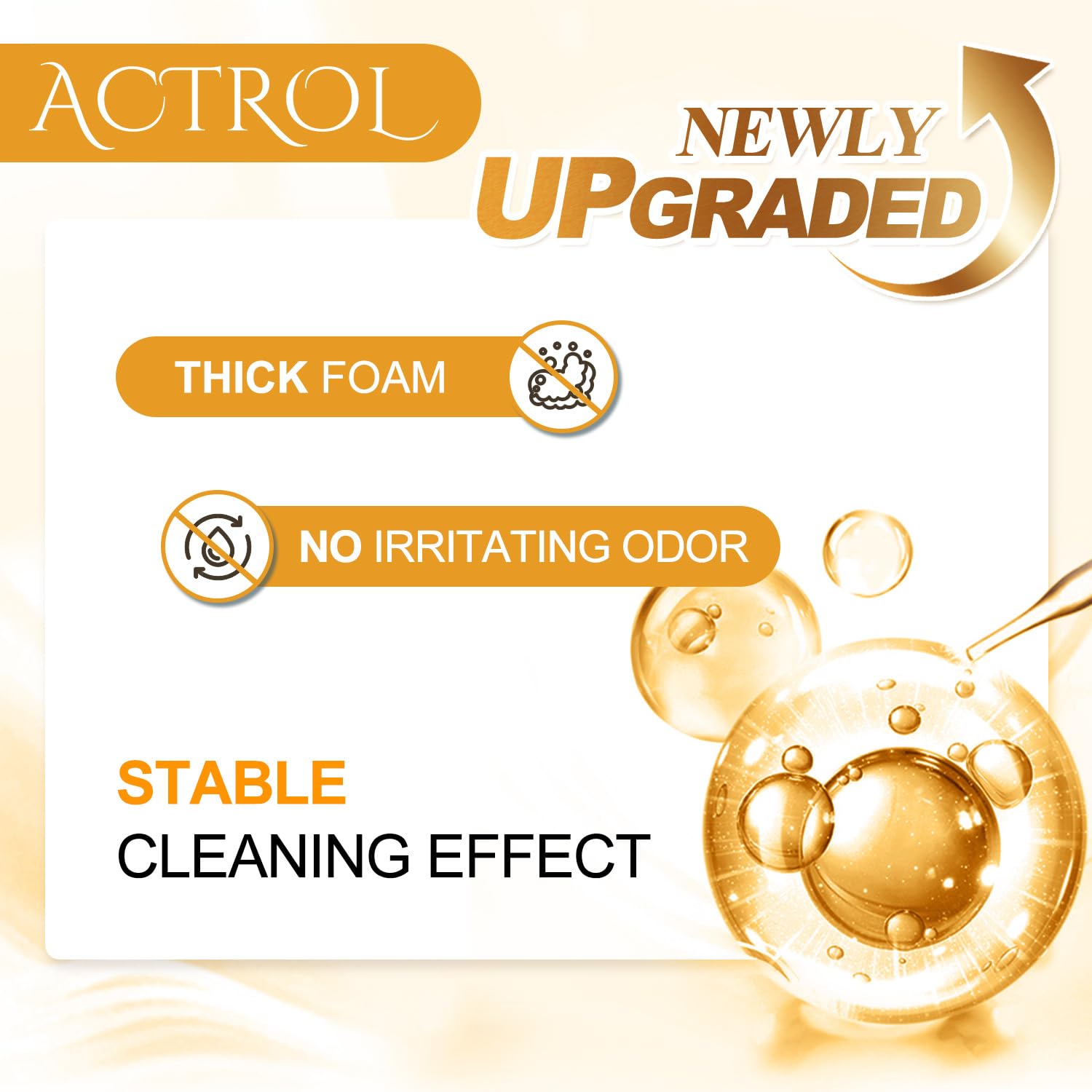 Actrol Eyelash Extension Cleanser Strawberry 1L Natural Lash Extension Shampoo Professional Eyelid Foaming Cleanser Paraben & Su