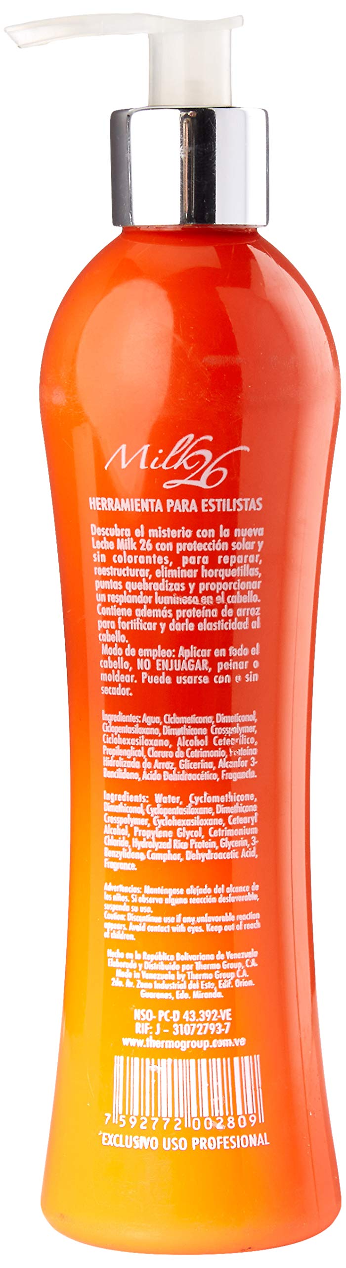 Kleravitex Milk 26 Leave In Conditioner - 8.11 Oz - Split End Repair for Damaged Hair - Promotes Hair Care, Volume & Growth