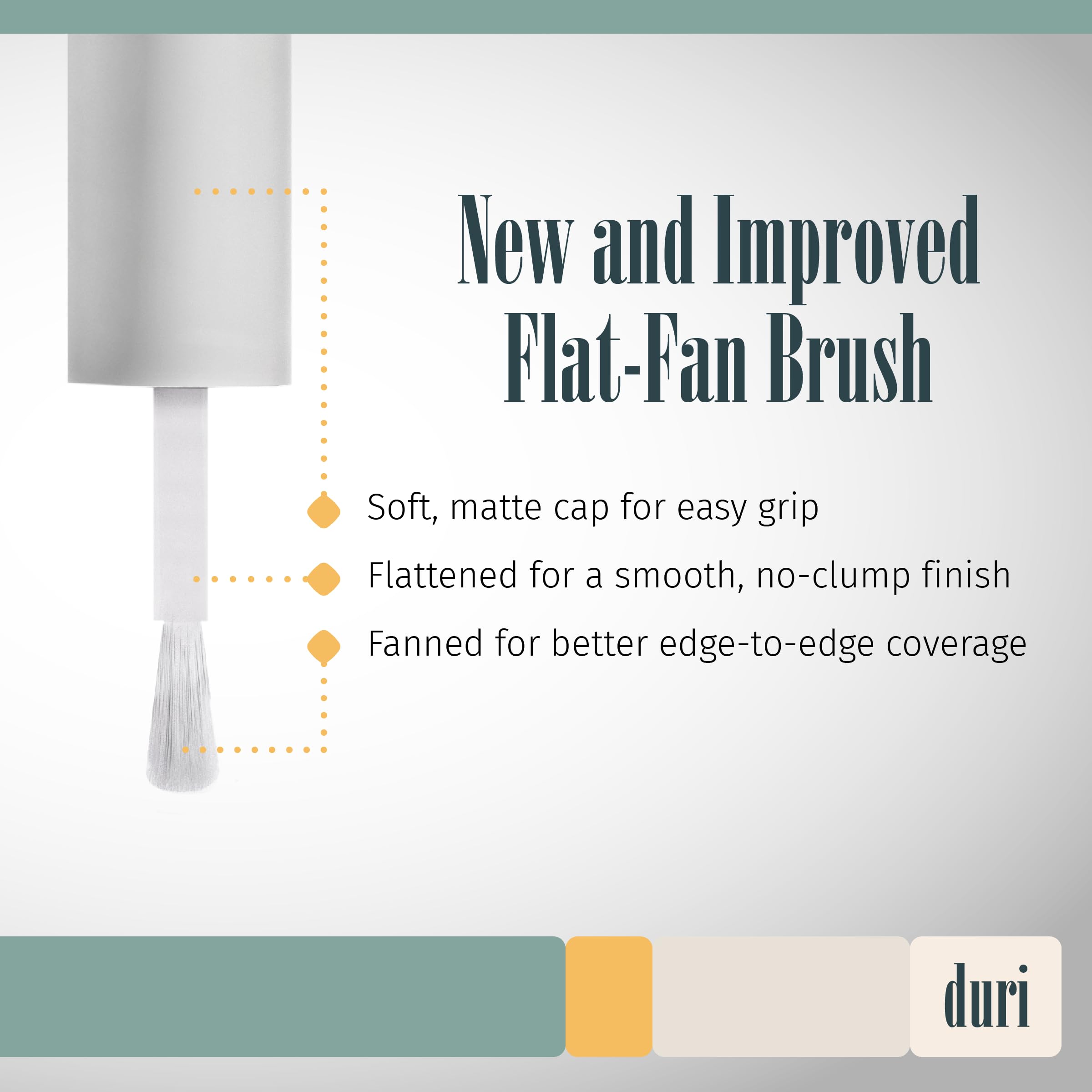 duri Clear Base and Top Coat - 0.45 fl. oz.