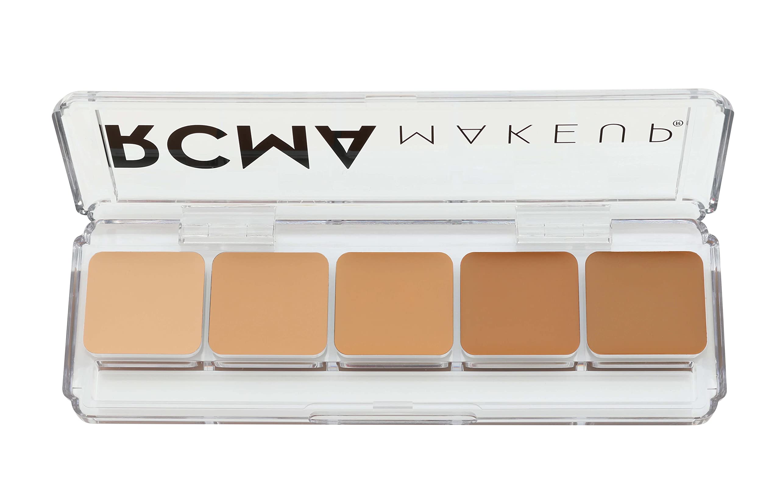 Rcma Shinto 5 Part Series Favorites Palette, Perfect Base For Professional Makeup Artists, Foundation Highlight Or Contour, Long