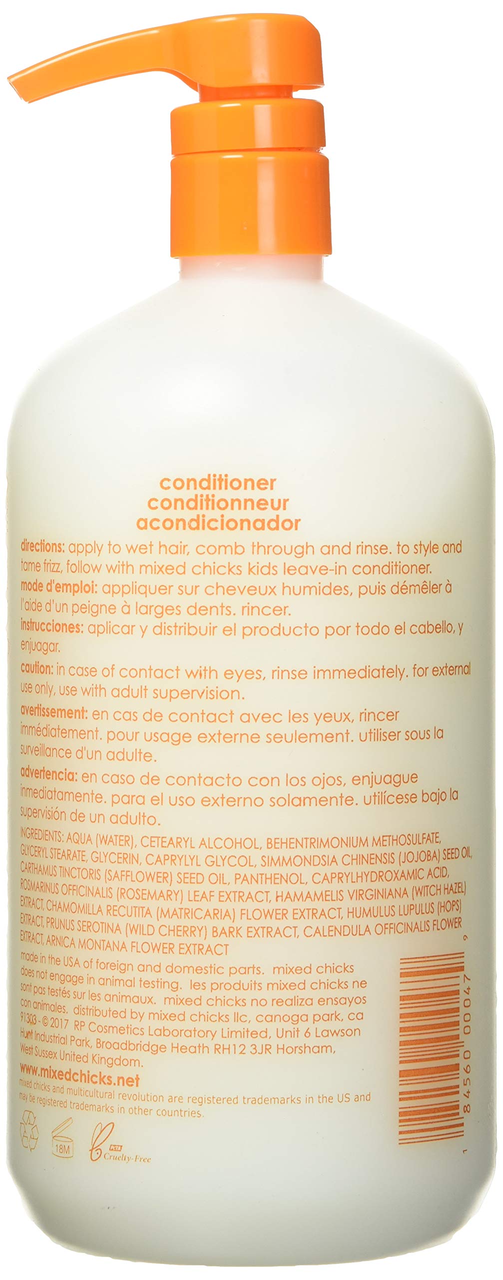 Mixed Chicks Kids Gentle Conditioner with Safflower Seed Oil for Soft & Manageable Hair, 8 fl.oz.