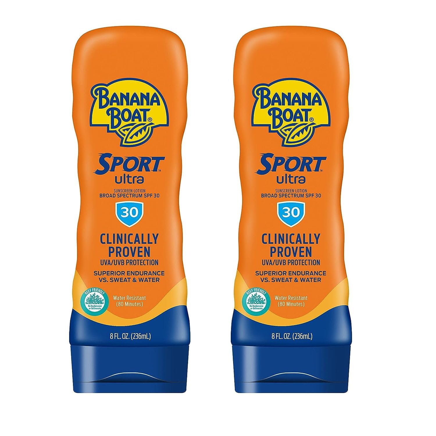 Banana Boat Water Resistant Sport Performance Broad Spectrum Spf 30 Sunscreen Lotion, Swim Splash Sport - Up To 80 Minutes Water
