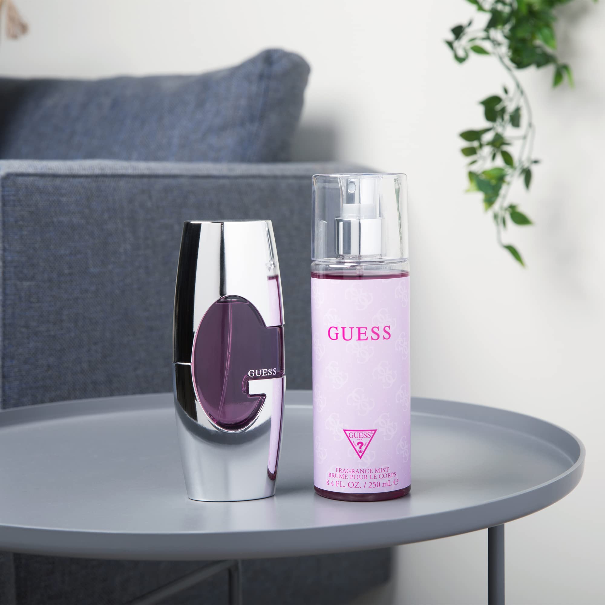 GUESS PINK Women's Fragrance Set - EDP 75ml + Body Mist 125ml, Model QOG24-GUE-29608