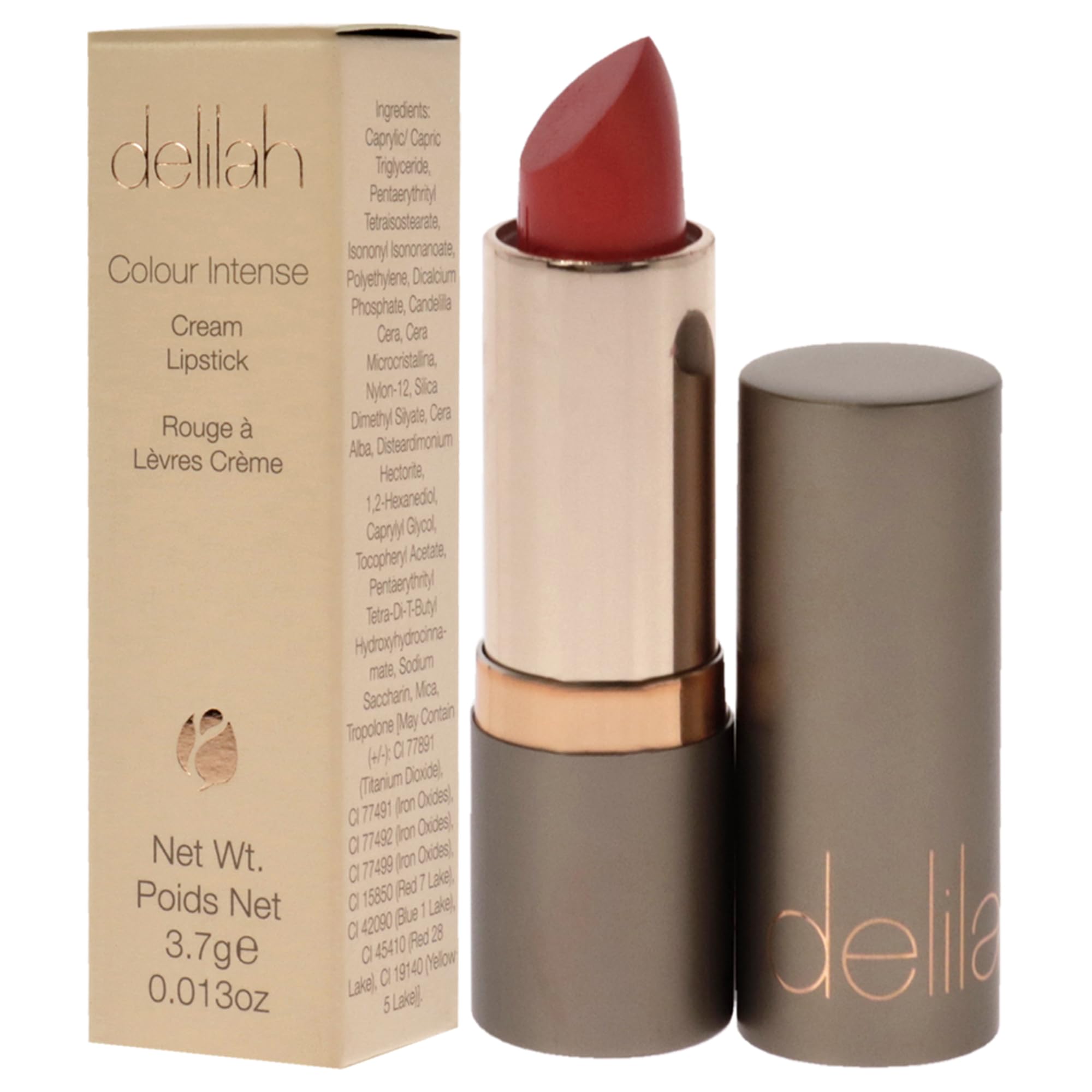 Delilah - Colour Intense Cream Lipstick - Tango - Rich Pigmented - Long Lasting, Hydrating, Velvety Creamy Lipstick For Women -