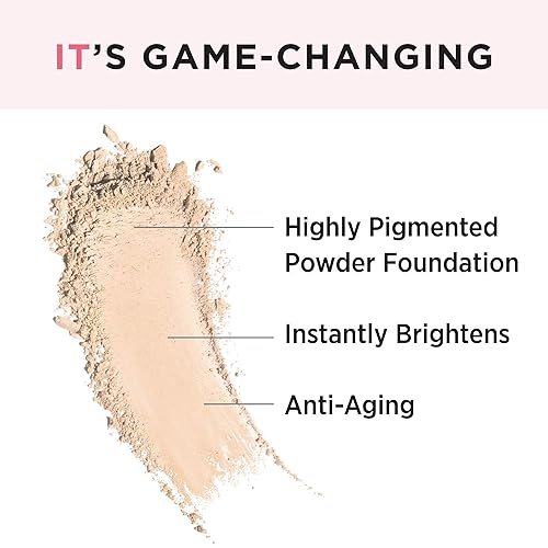 It Cosmetics Celebration Foundation Illumination, Light (W) - Full-Coverage, Anti-Aging Powder Foundation - Blurs Pores, Wrinkle