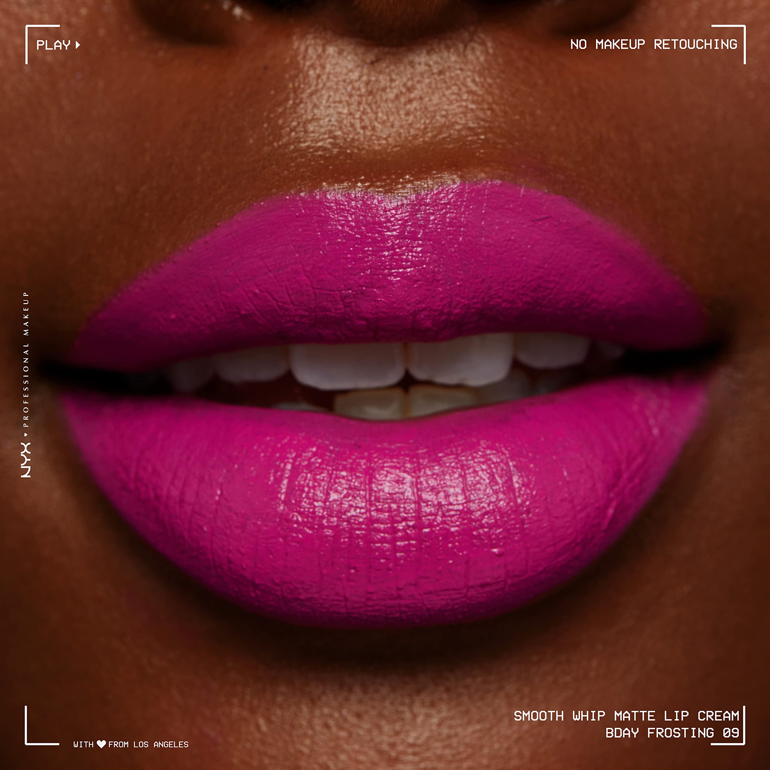 Nyx Professional Makeup Smooth Whip Matte Lip Cream, Long Lasting, Moisturizing, Vegan Liquid Lipstick - Bday Frosting (Violet R