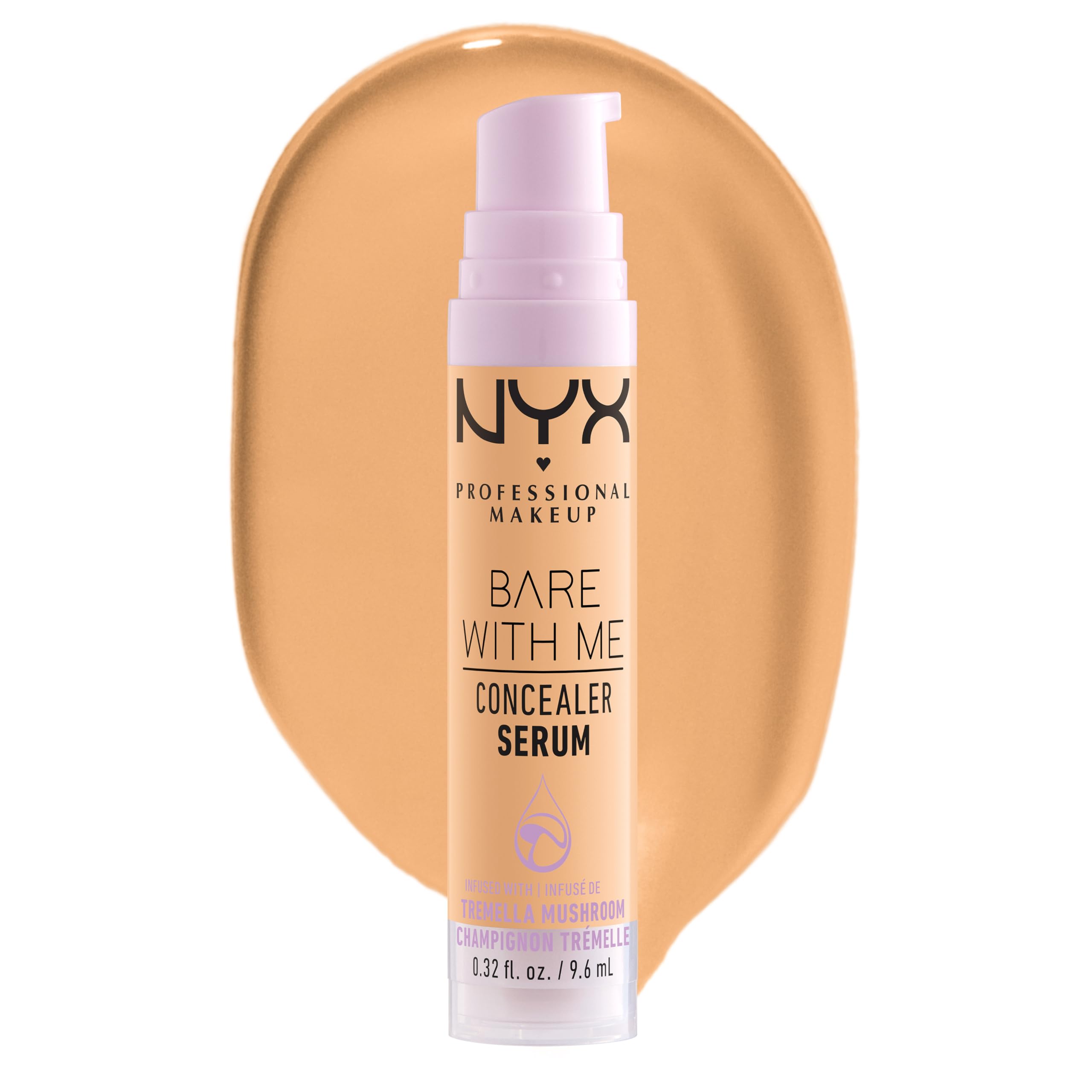 NYX PROFESSIONAL MAKEUP Bare With Me concealer Serum, Up To 24Hr Hydration - golden