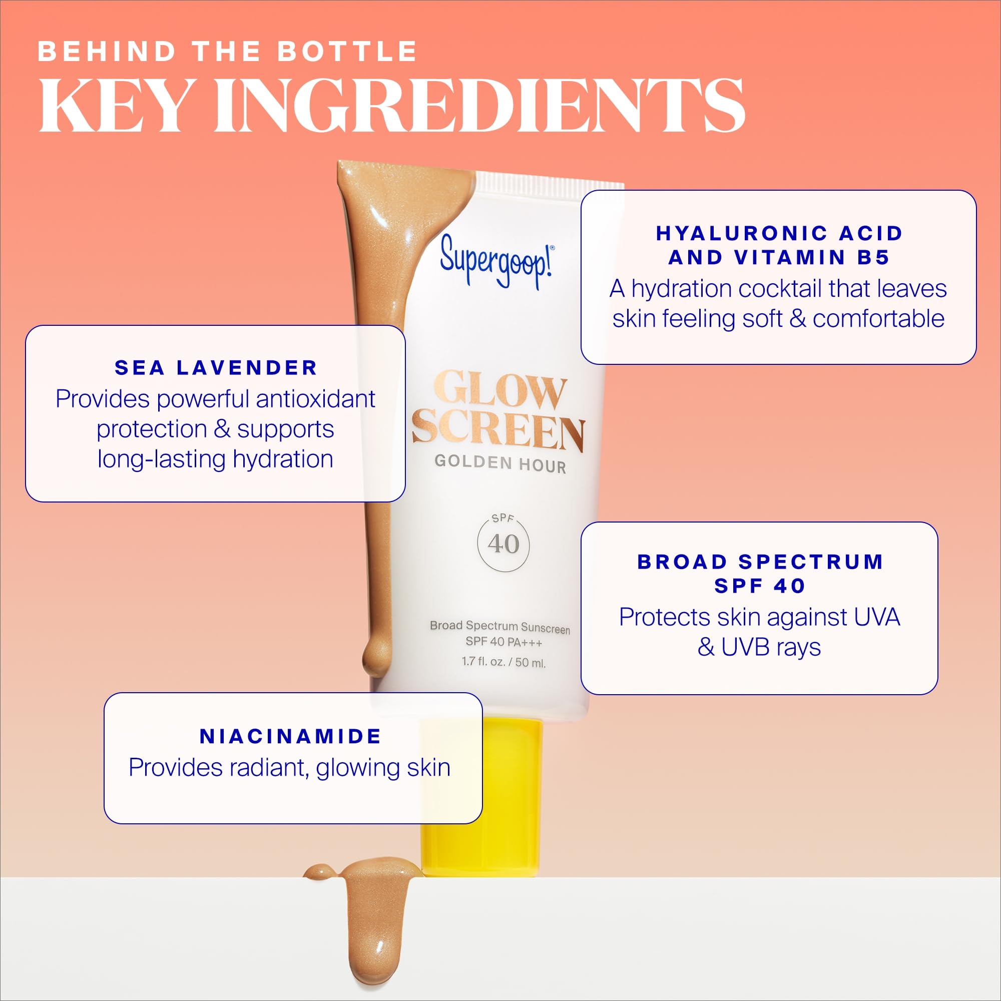 Supergoop! Glowscreen (Spf 40) - 2.5 Fl Oz - Glowy Primer + Broad Spectrum Sunscreen - Adds Instant Glow - Helps Filter Blue Lig