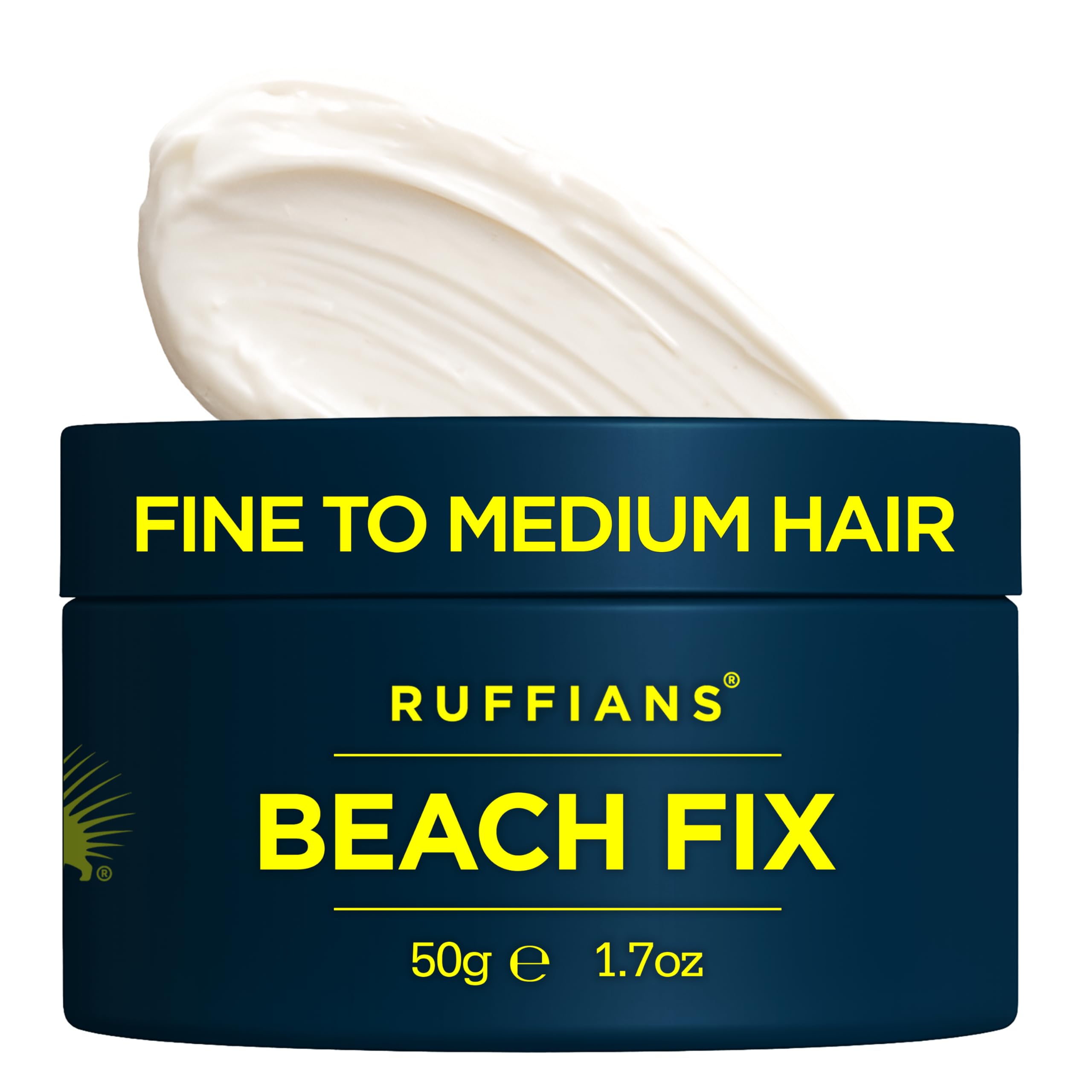 Ruffians Beach Fix (1.7 Oz Fl / 50 ML) Soft Hair Cream, KelpInfused Texturizing Haircare Solution for Fine Hair, Matte Finish, 
