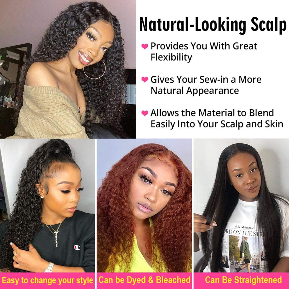 Human Hair Deep Wave Bundles (24 26 28) 12A Unprocessed Bundles Virgin Remy Human Hair Weave Bundles Deep Curly Hair Extensions