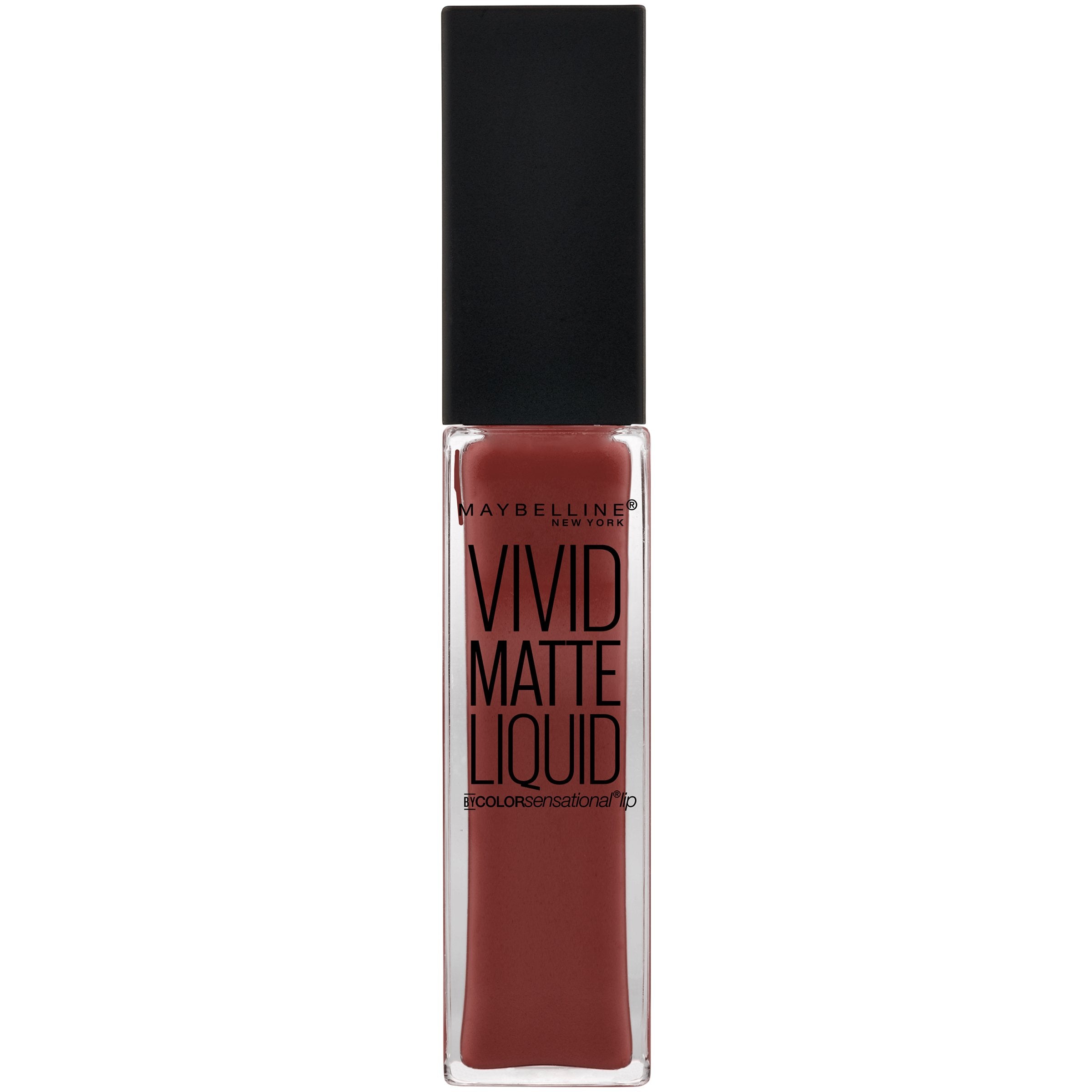 Maybelline Color Sensational Vivid Matte Liquid Lipstick, Coffee Buzz, 0.26 Fl. Oz.
