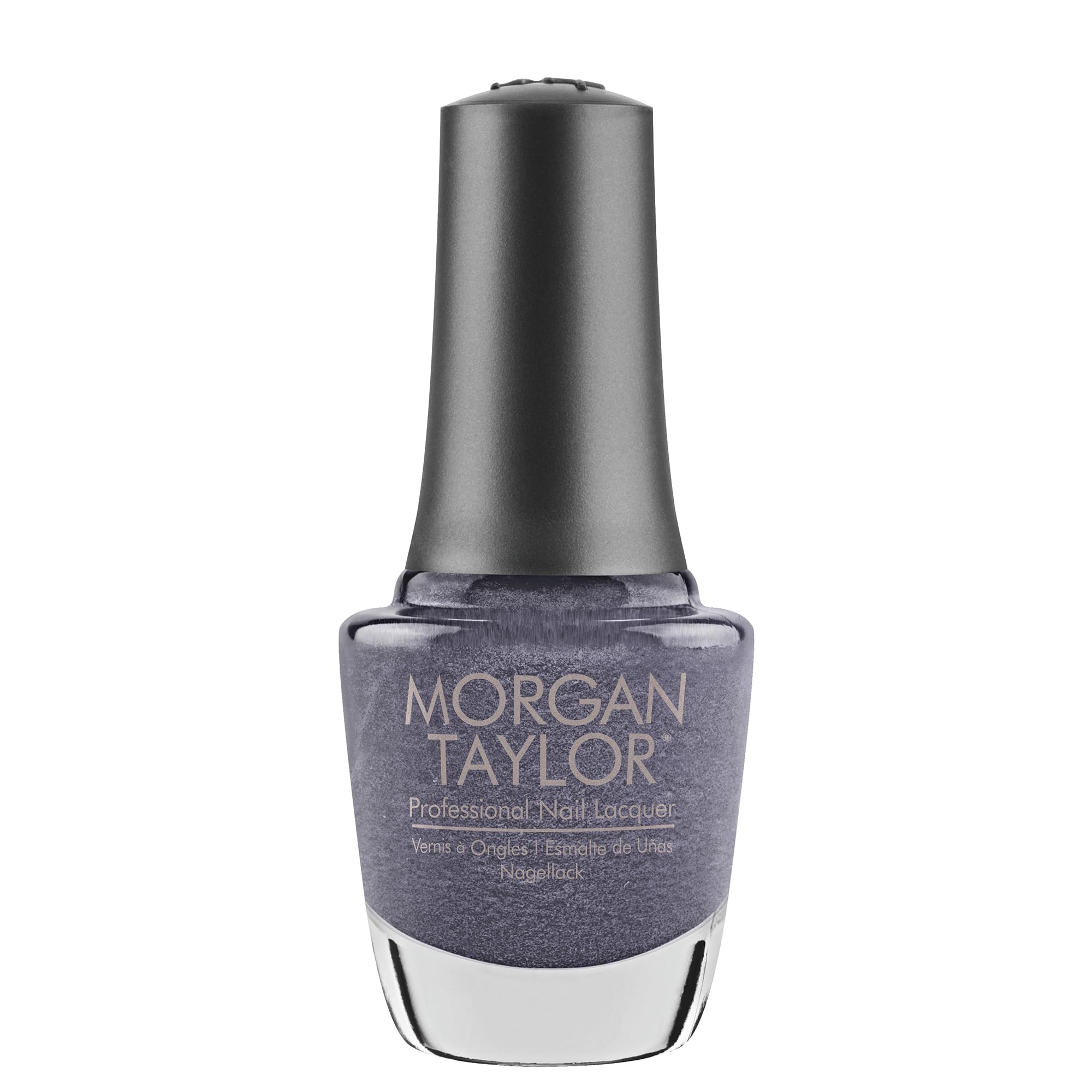 Morgan Taylor Nail Lacquer - Nail Polish, Lacquer Nail Color, Long-Lasting Nail Polish (Midnight Caller, 15mL)