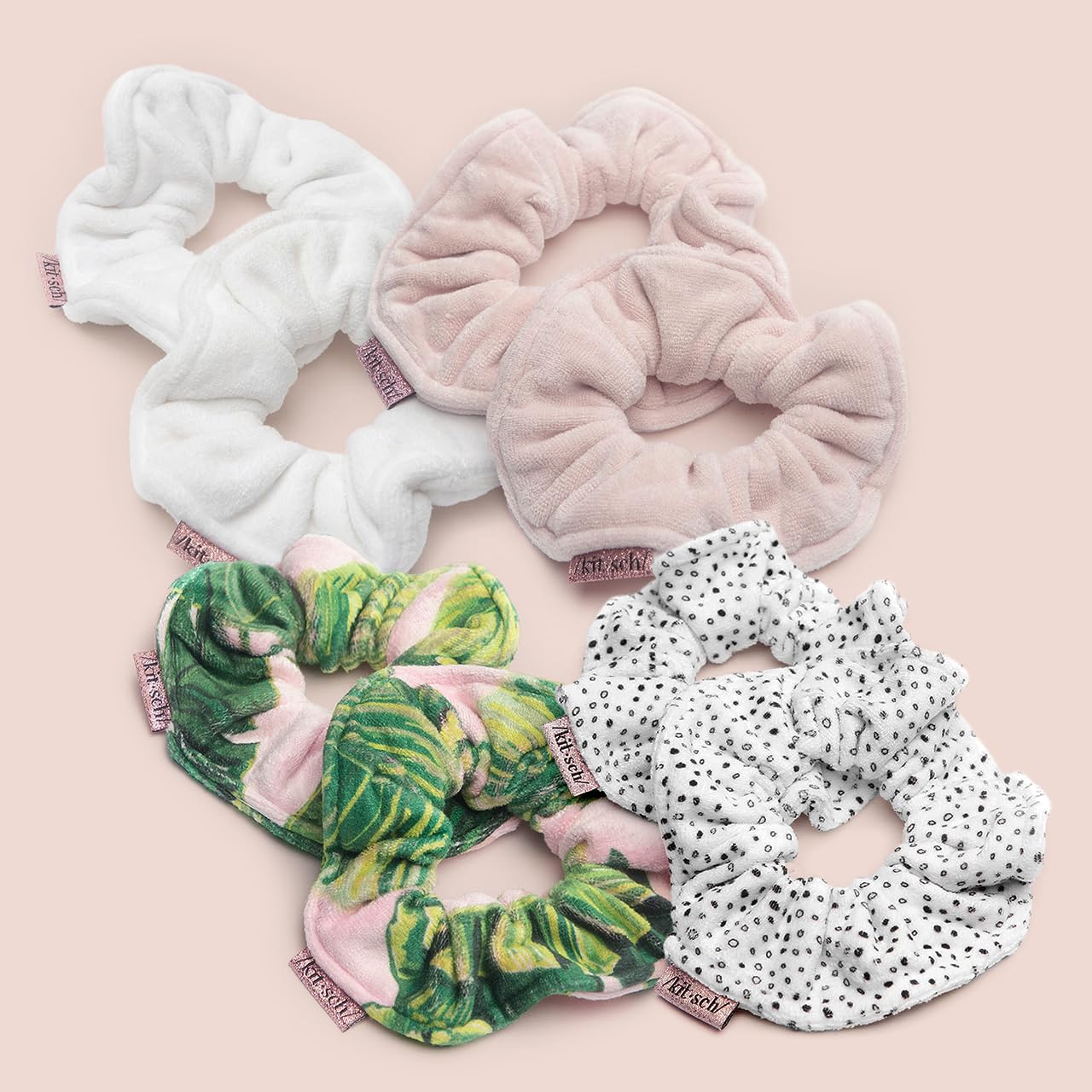 Kitsch Microfiber Hair Towel Scrunchie - Ultra Soft Large Scrunchies for Women  Hair Scrunchies for Girls  Microfiber Towels for