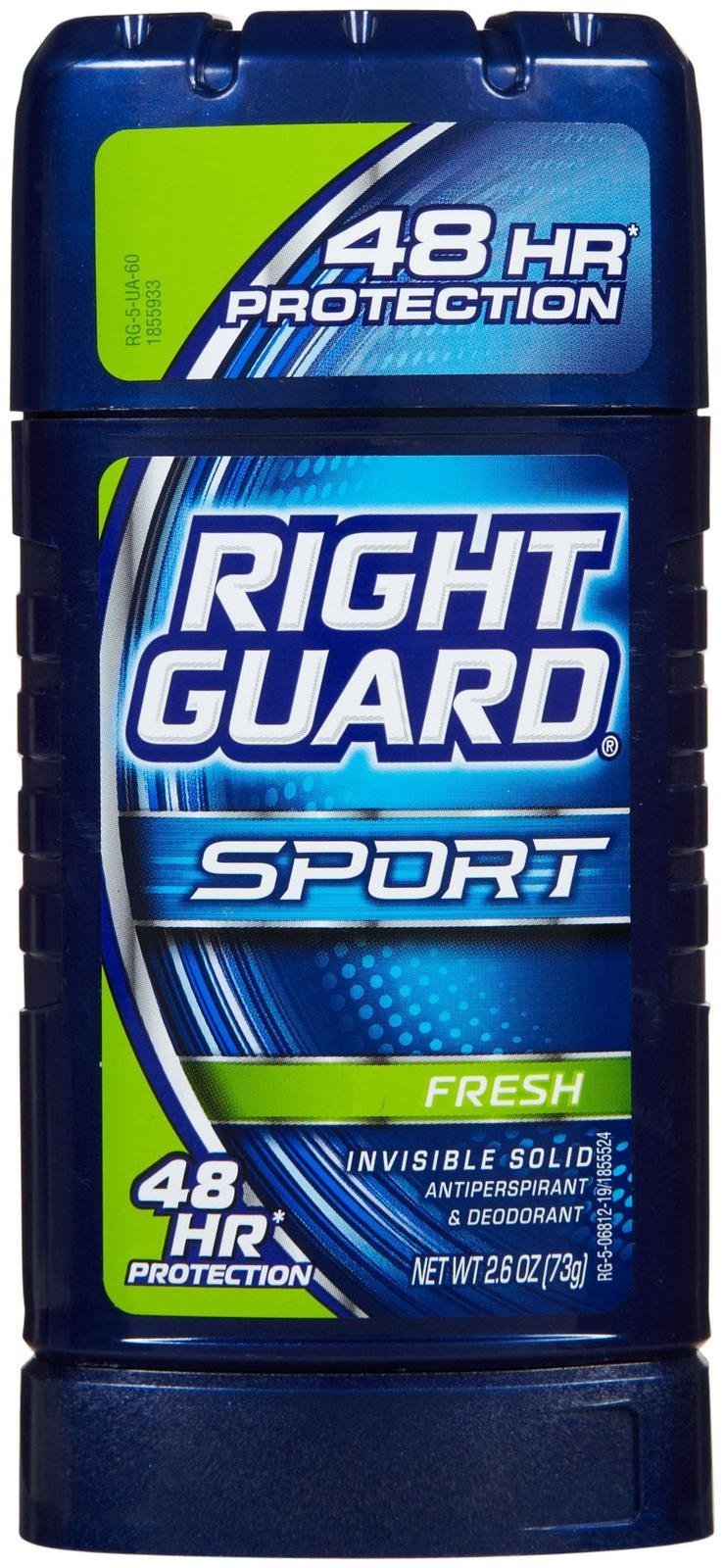 Central Sales Company Right Guard Sport Antiperspirant & Deodorant Invisible Solid, Fresh, 2.6 Oz (10017000068128)