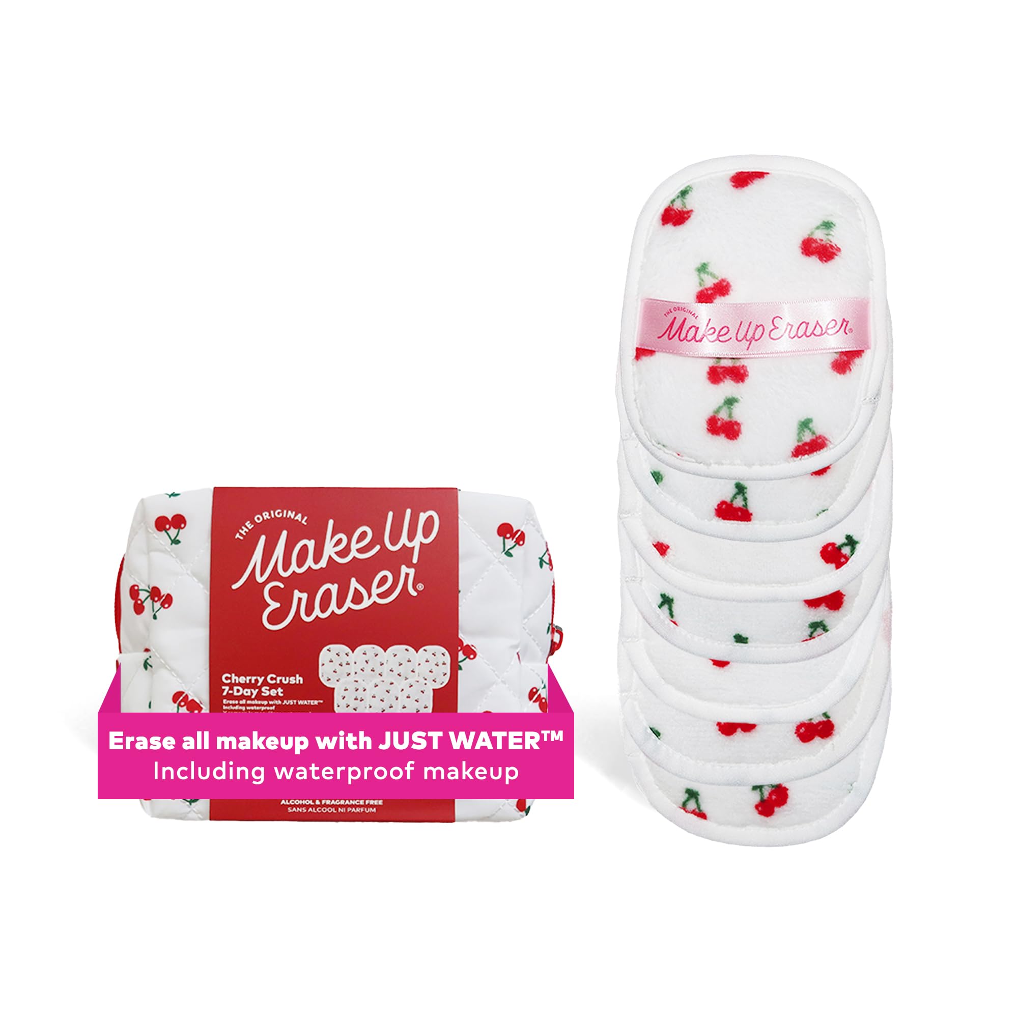 The Original MakeUp Eraser, 7Day Set, Erase All Makeup With Just Water, Including Waterproof Mascara, Eyeliner, Foundation, Lip