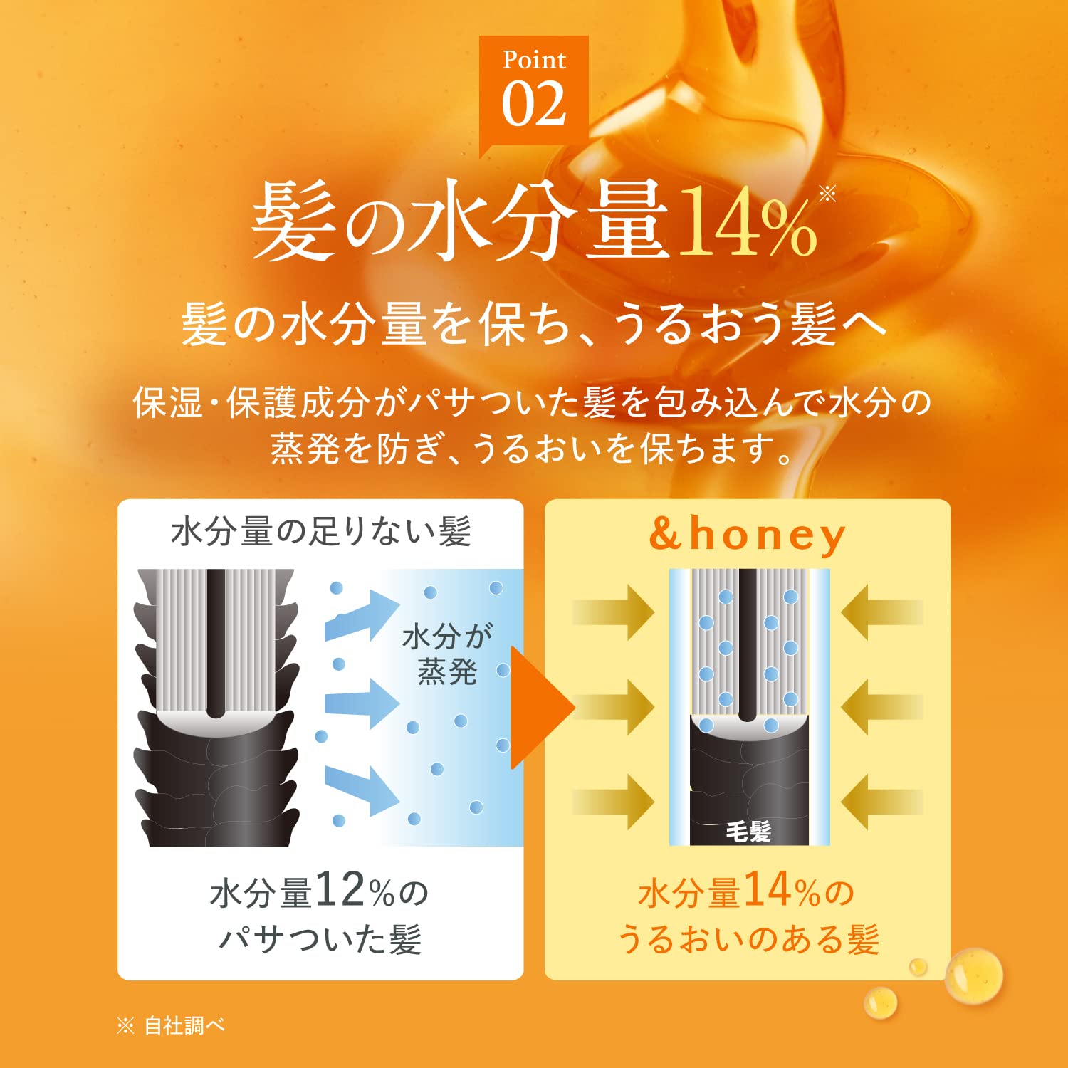 & Honey (And Honey) Deep Moist Shampoo 1.0 440Ml