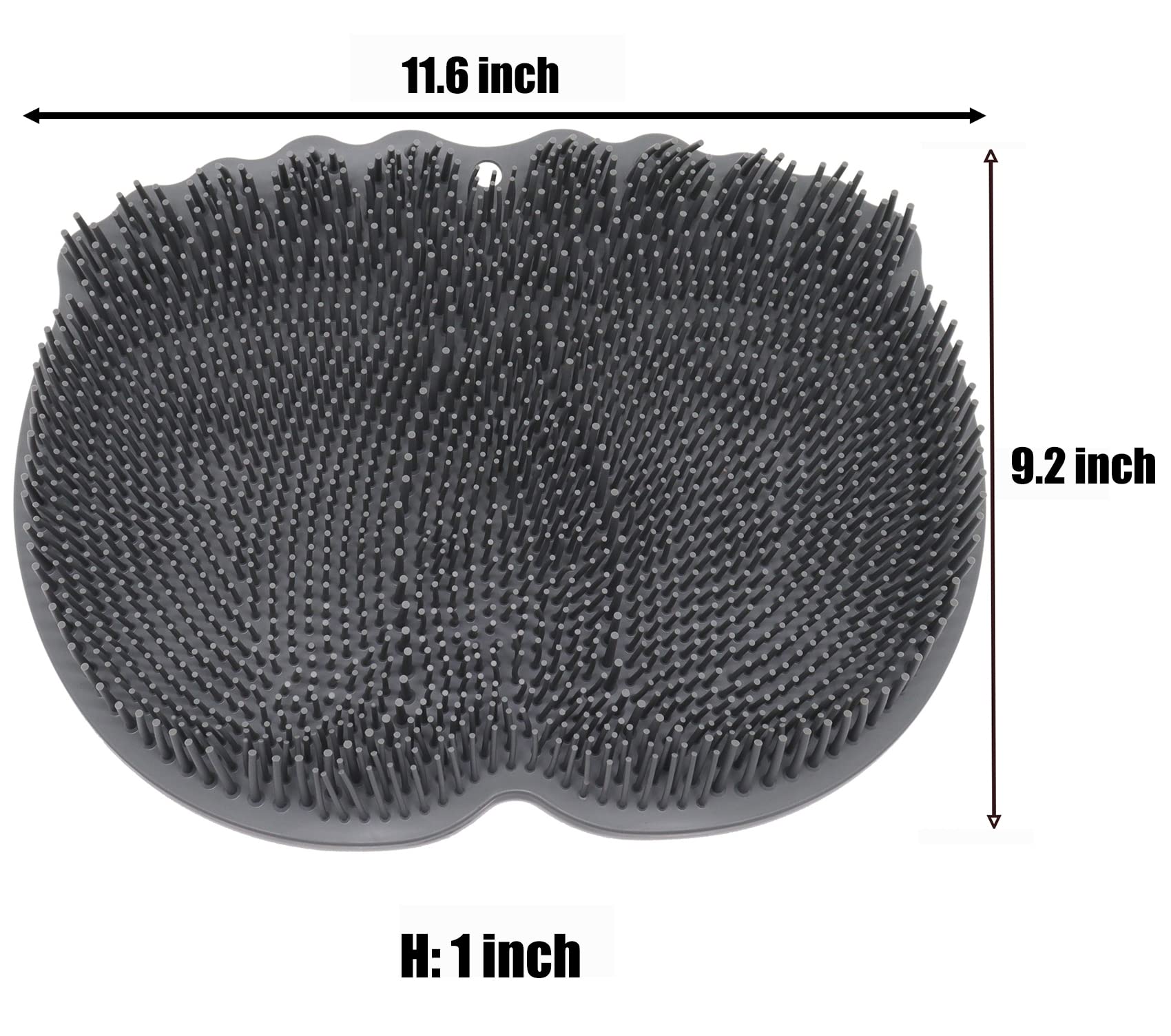 Benliudh Foot Scrubbers For Use In Shower, Silicone Shower Foot Scrubber Mat With Suction Cups Foot Care Massages For Women & Me