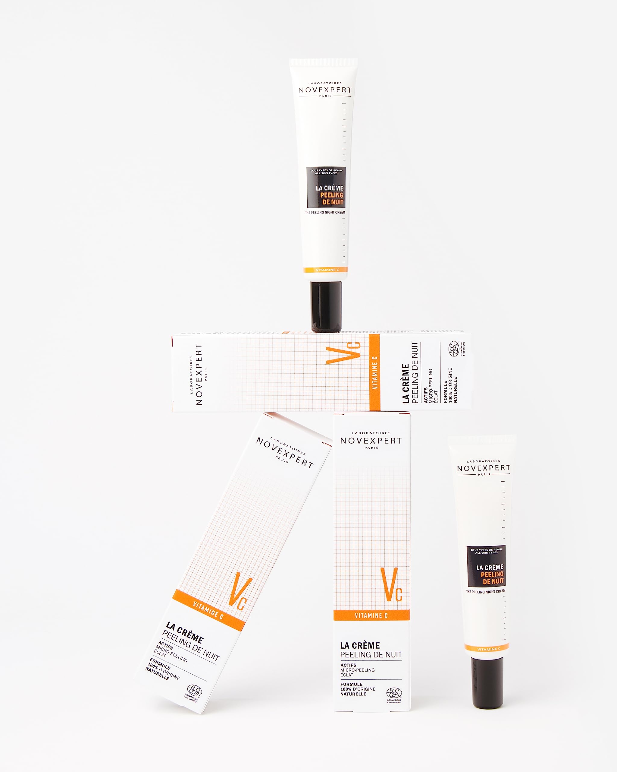 Novexpert The Peeling Night Cream - Visibly Brighter Skin - Smooth And Radiant Complexion - Deeply Exfoliates And Nourishes - Hy