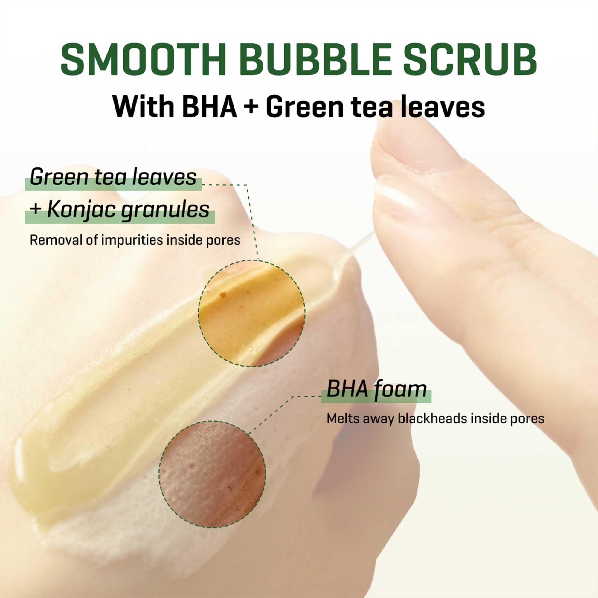 Some By Mi Bye Bye Blackhead 30 Days Miracle Green Tea Tox Bubble Cleanser - 423 Oz, 120G - Pore Cleaning, Brightening And Resto