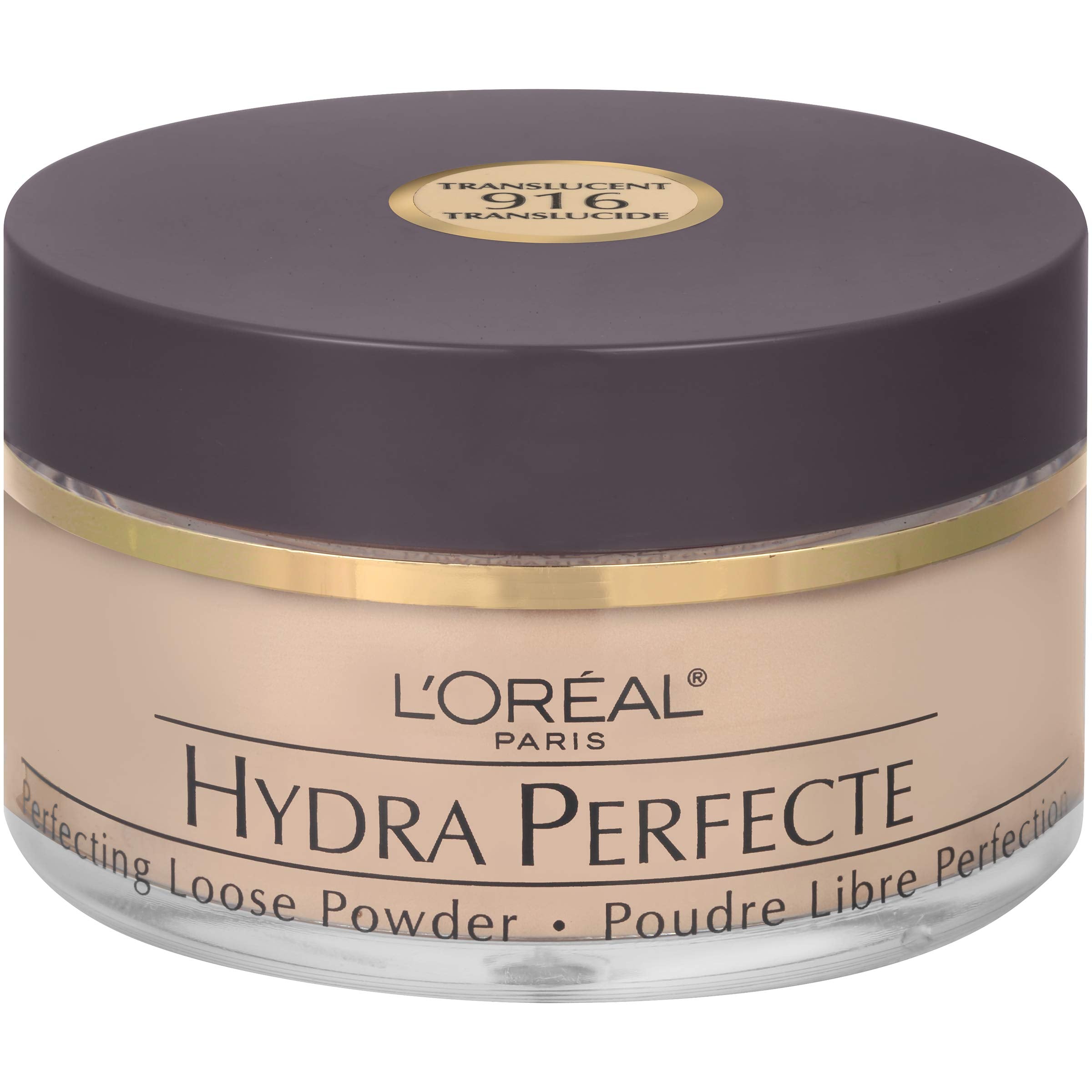 L'Oreal Paris Hydra Perfecte Perfecting Loose Face Powder, Minimizes Pores & Perfects Skin, Sets Makeup, Long-lasting, with Mois