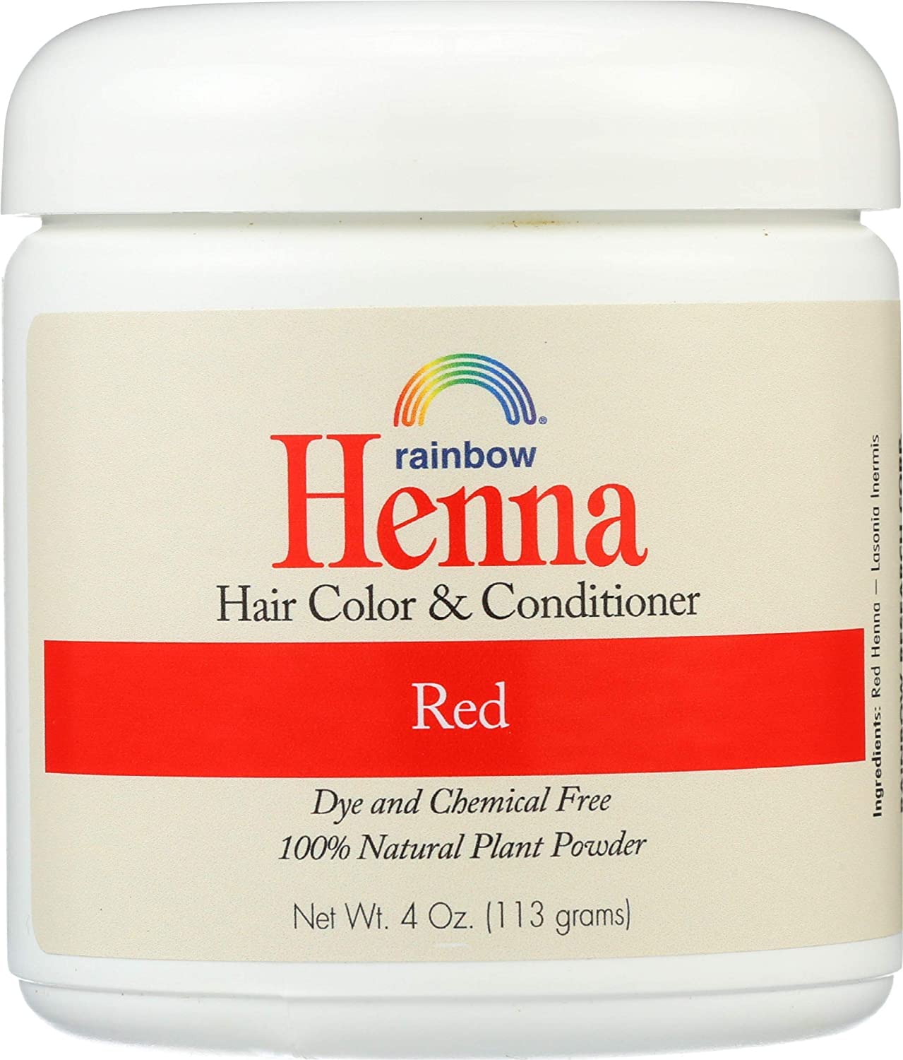 Rainbow Research Red Henna, 4 Ounce (Pack of 2)