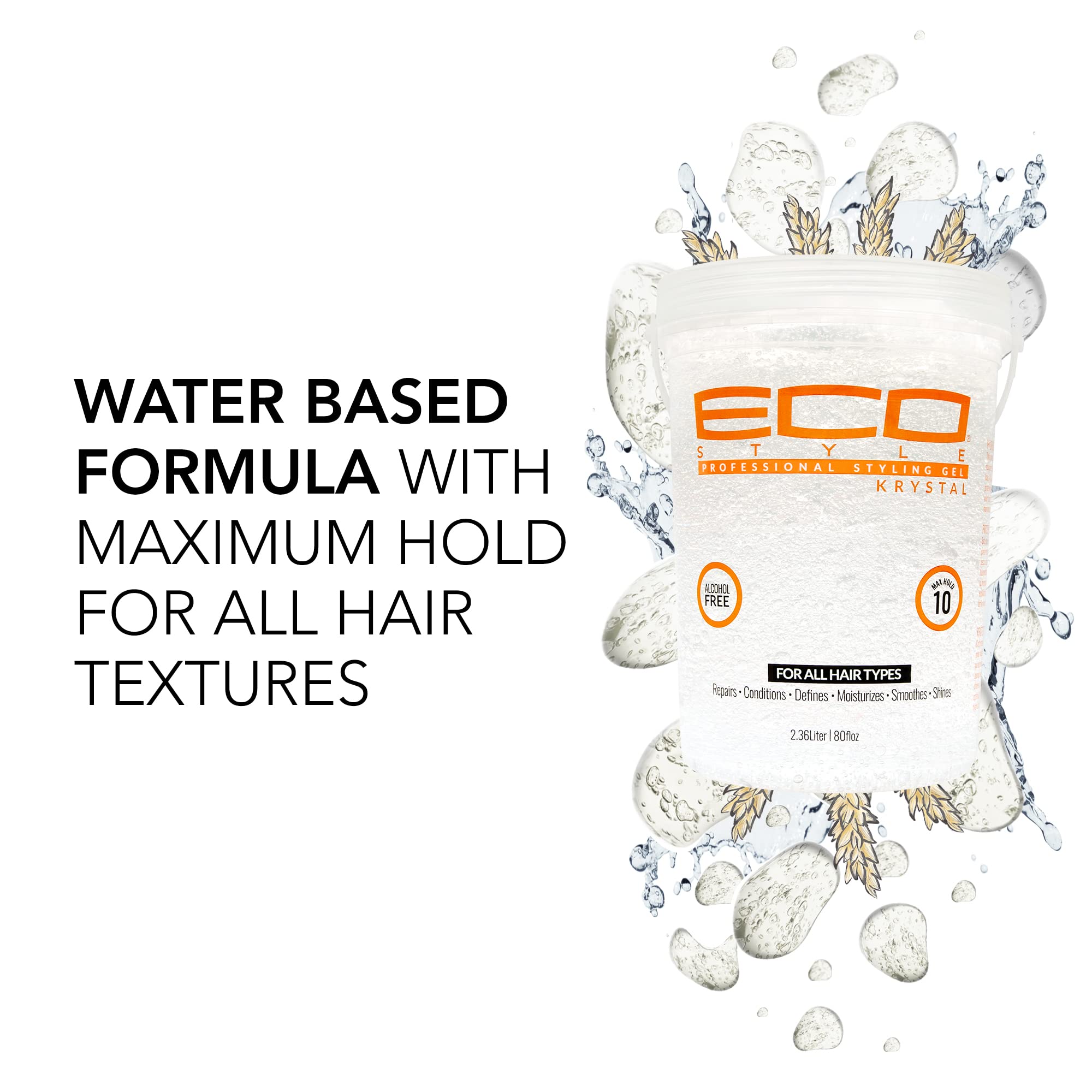 Eco Styler Styling Gel 5 Lb. Krystal Clear (Pack Of 2)