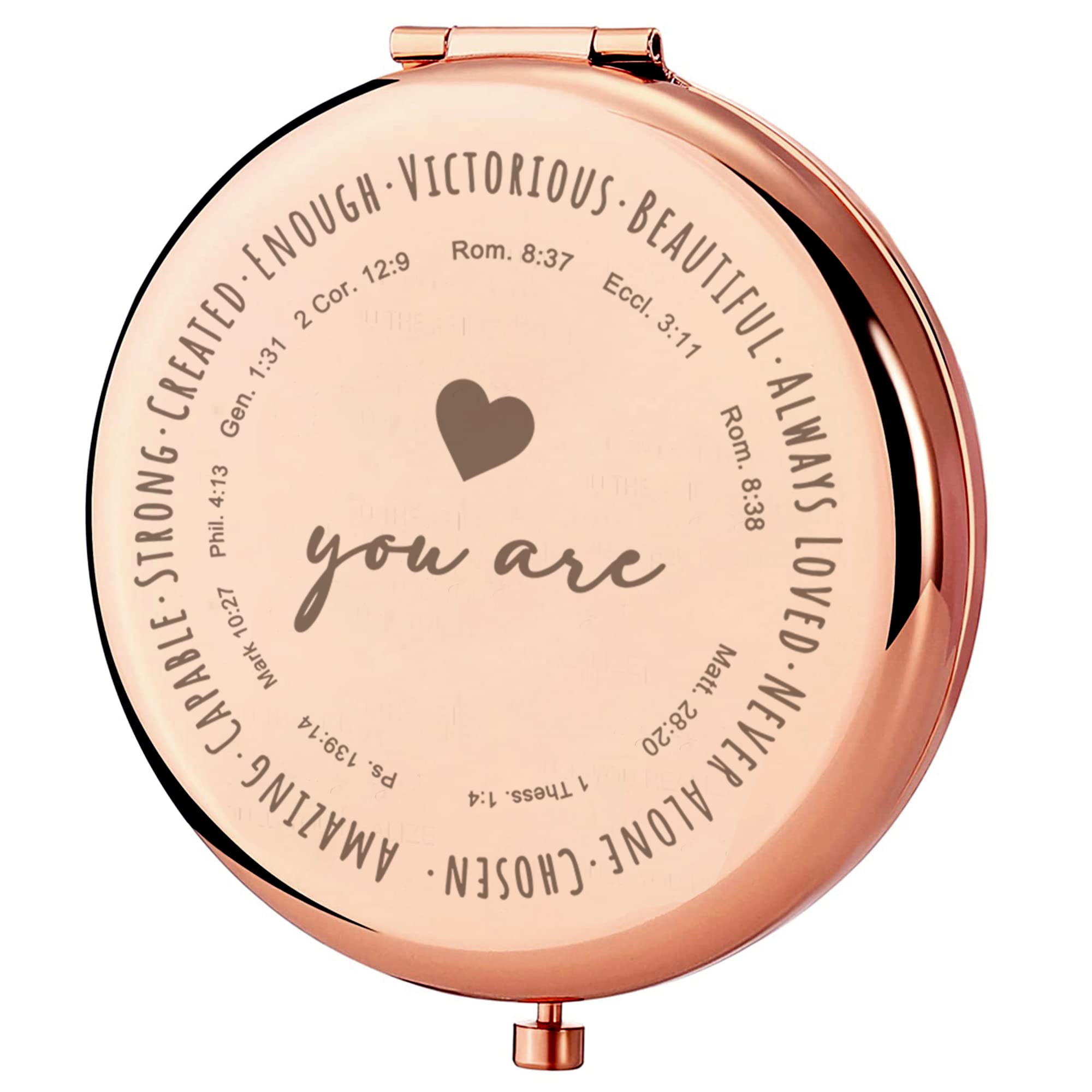 Inspirational Gifts From Women, Christian Gifts For Women Religious Gifts, Spiritual Gifts Compact Mirror, Appreciation Birthday