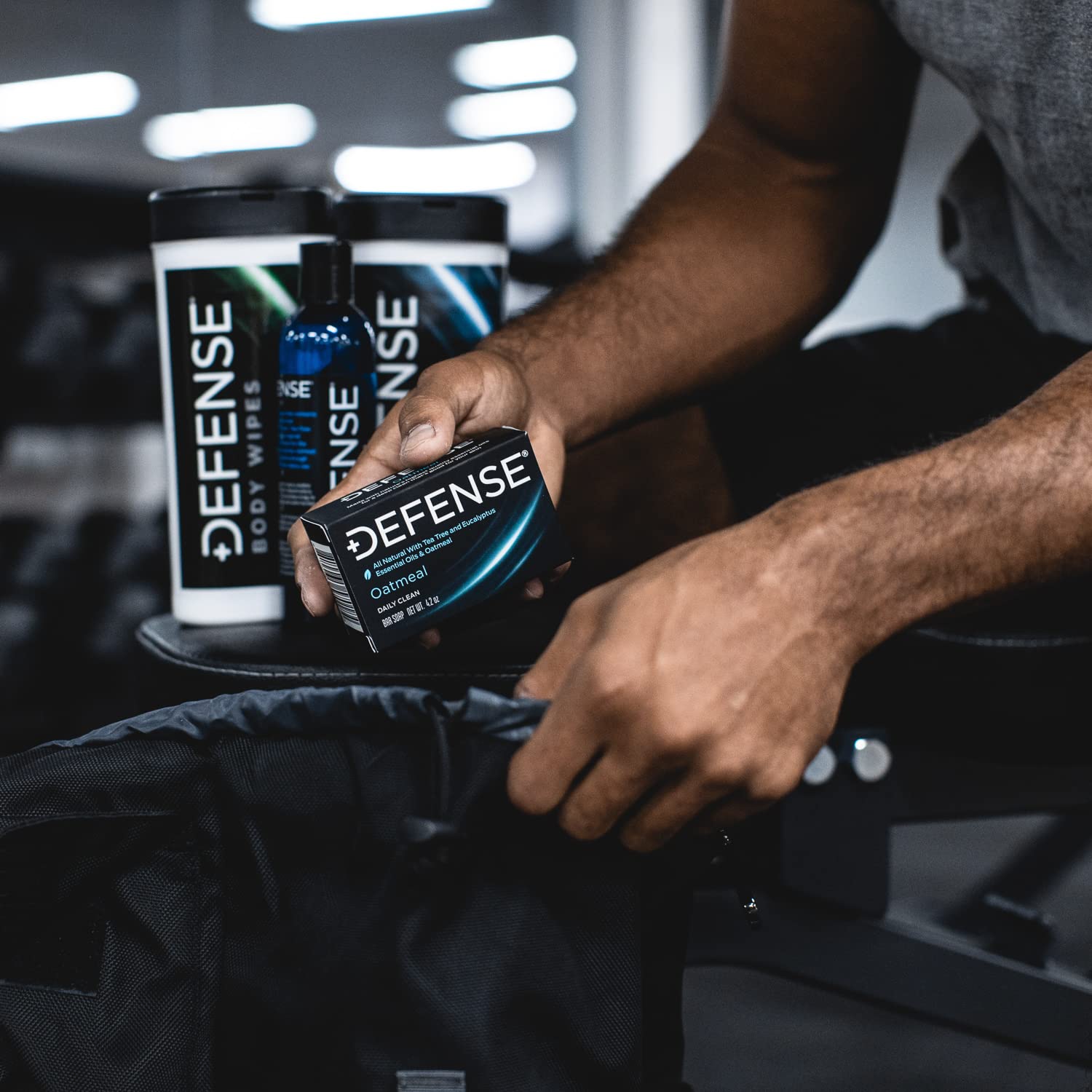 Defense Soap All Natural Oatmeal Bar Soap For Men | Made By Wrestlers With Tea Tree Oil & Eucalyptus Oil To Promote Healthy Skin