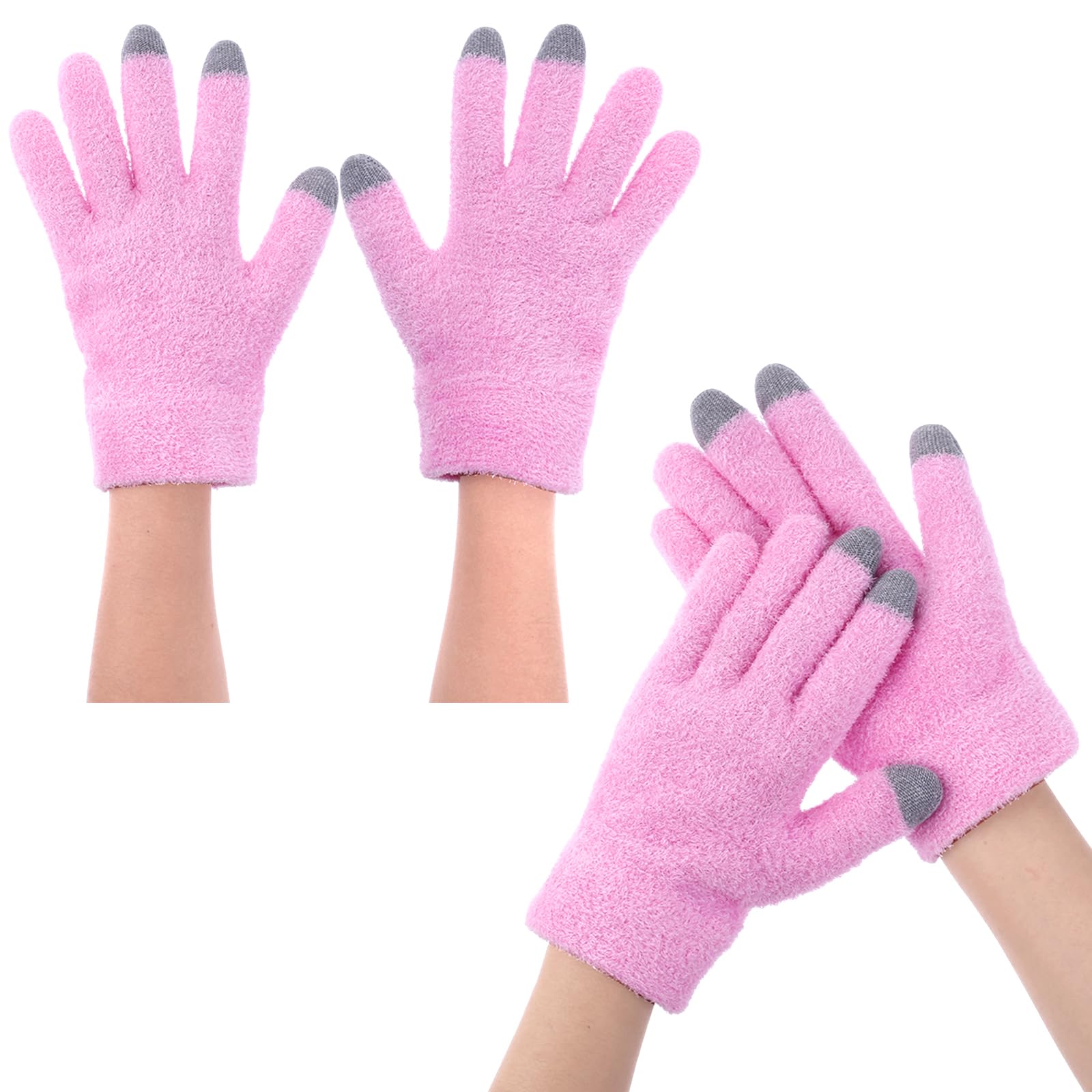 Moisturizing Gloves for Dry Hands Cotton Gloves for Eczema with Good Lining Touchscreen Fingertips Overnight Spa Gloves for Wome