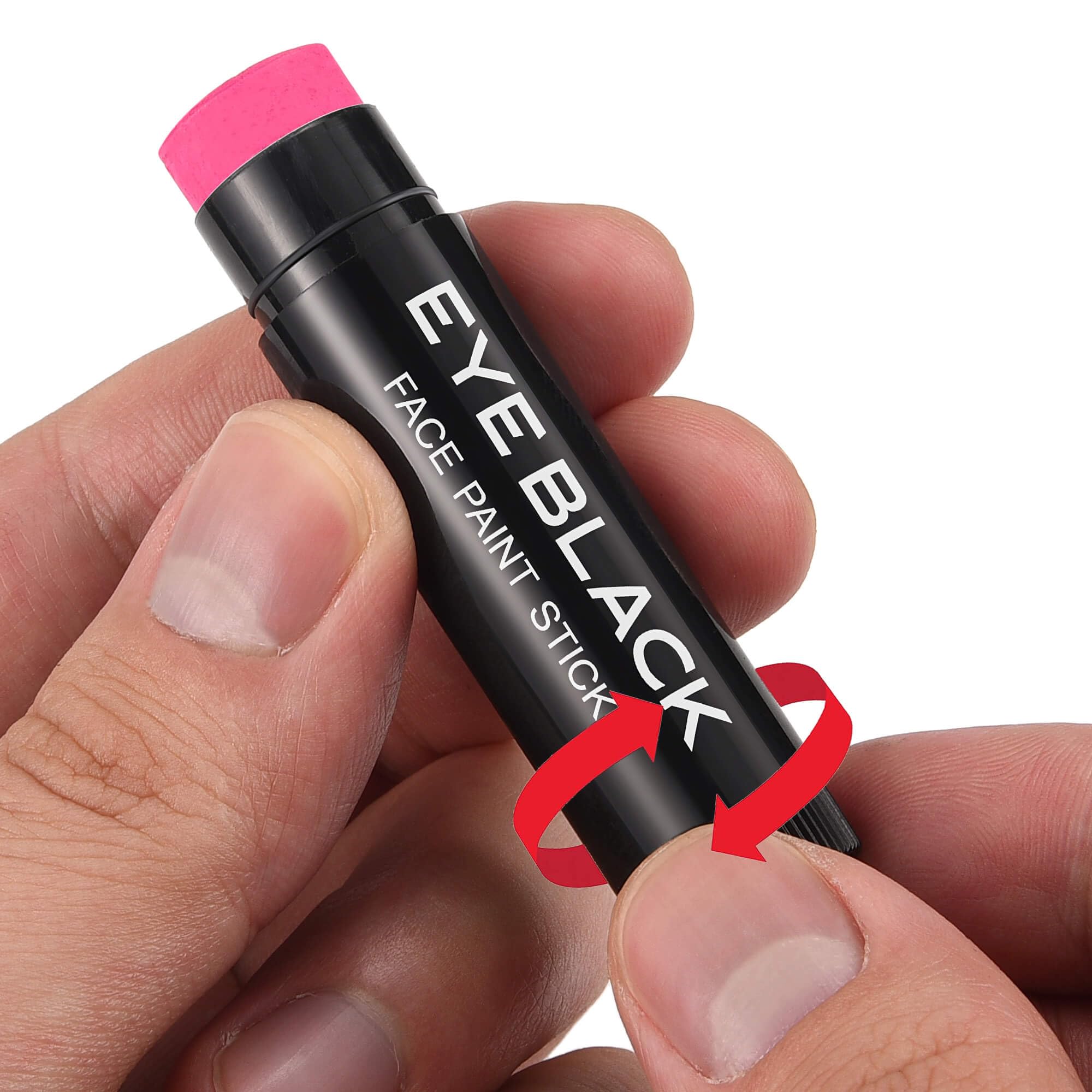 Ccbeauty Pink Eye Black Stick For Multi Sports, Anti-Glare Eye Black For Baseball Football Softball Lacrosse, Water-Proof Eye Bl