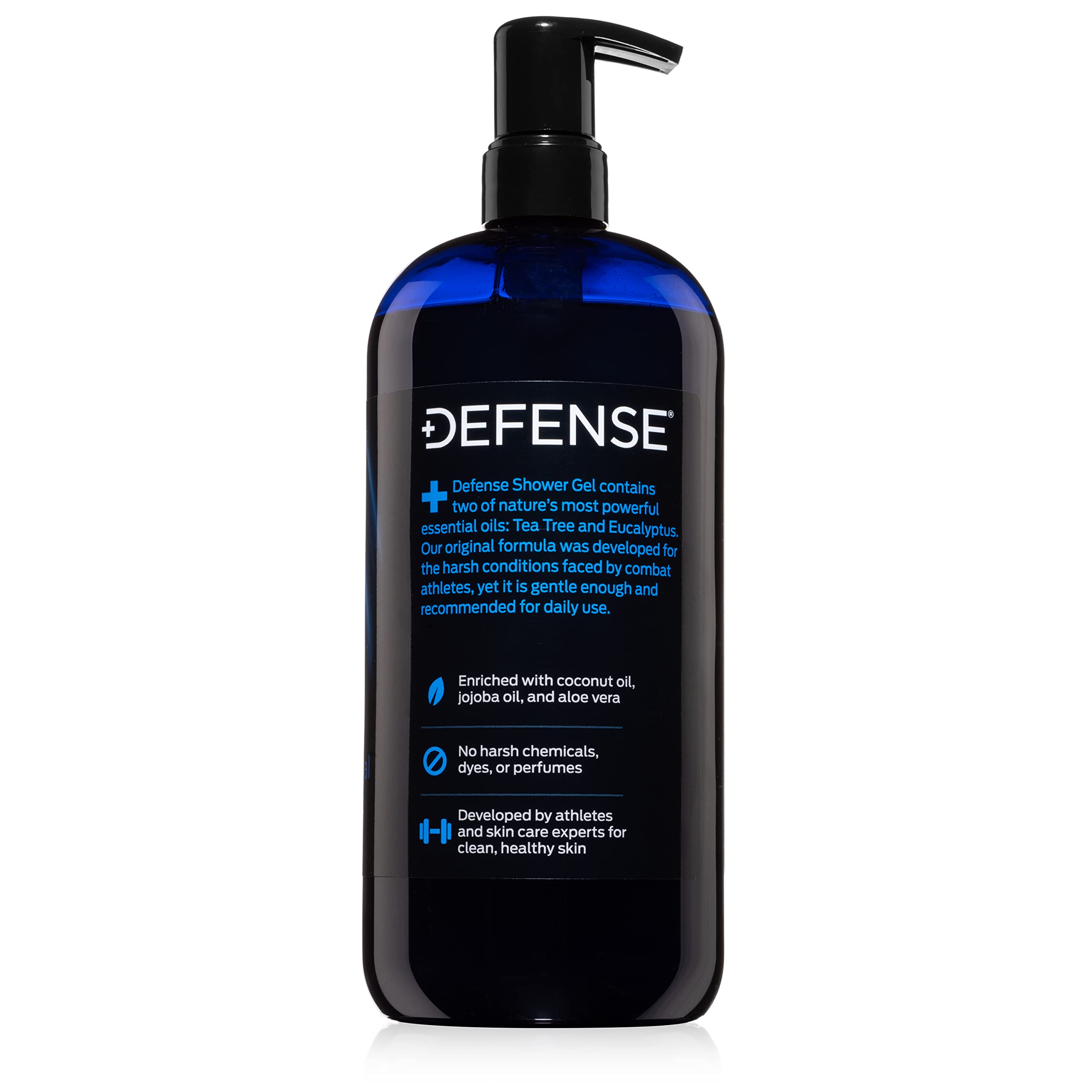 Defense Soap Organic Tea Tree Body Wash  All Natural Shower Gel With Tea Tree Oil, Eucalyptus Oil, And Aloe Vera. Wrestling Insp