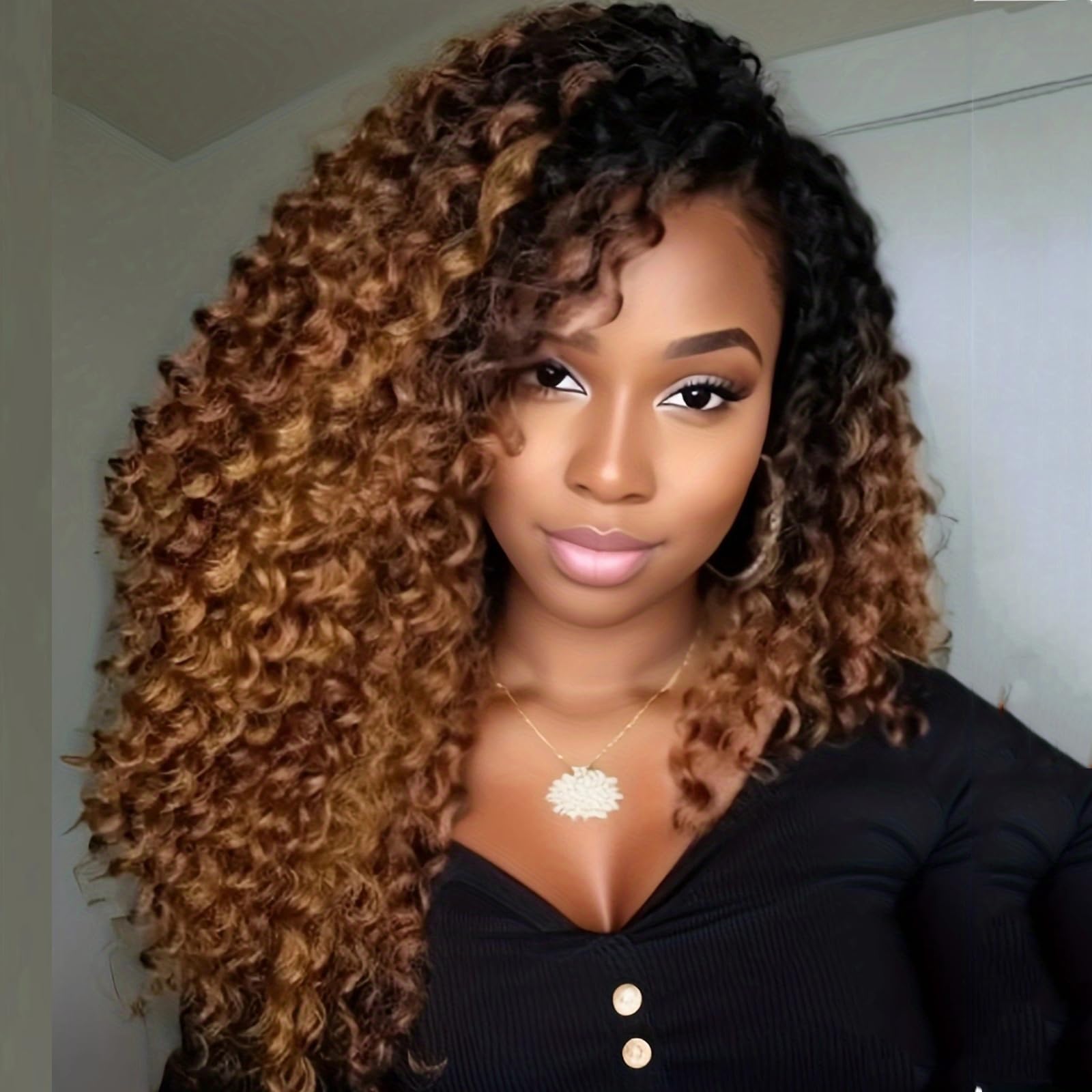 12Inch 2X Ringlet Wand Curl Crochet Hair 60 Strands Pre Looped Jamaican Bounce Crochet Hair Extensions Crochet Braiding Hair (12