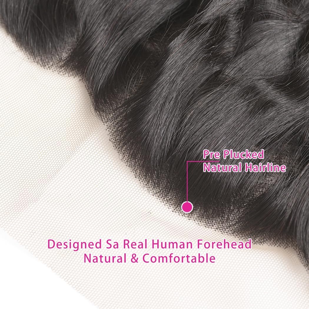 Odir 13X4 Lace Frontal Deep Wave Human Hair 180% Density Unprocessed 9A Deep Curly Virgin Hair 13X4 Ear To Ear Lace Closure Fron