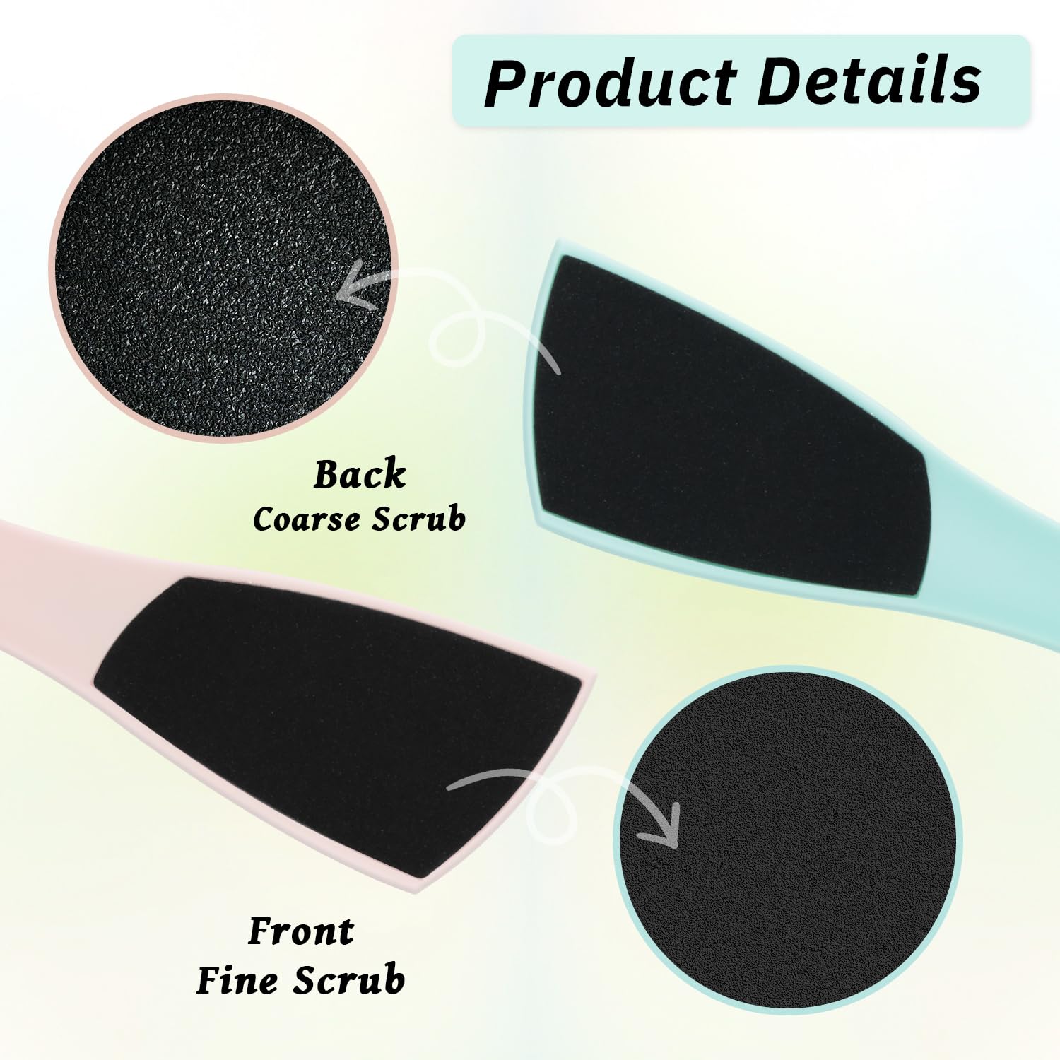 12 Pcs Foot File Double Sided Foot Scraper Dead Skin Foot Rasp Callus Remover Pedicure Tools for Foot Scrubber Files Kit Heel Sc