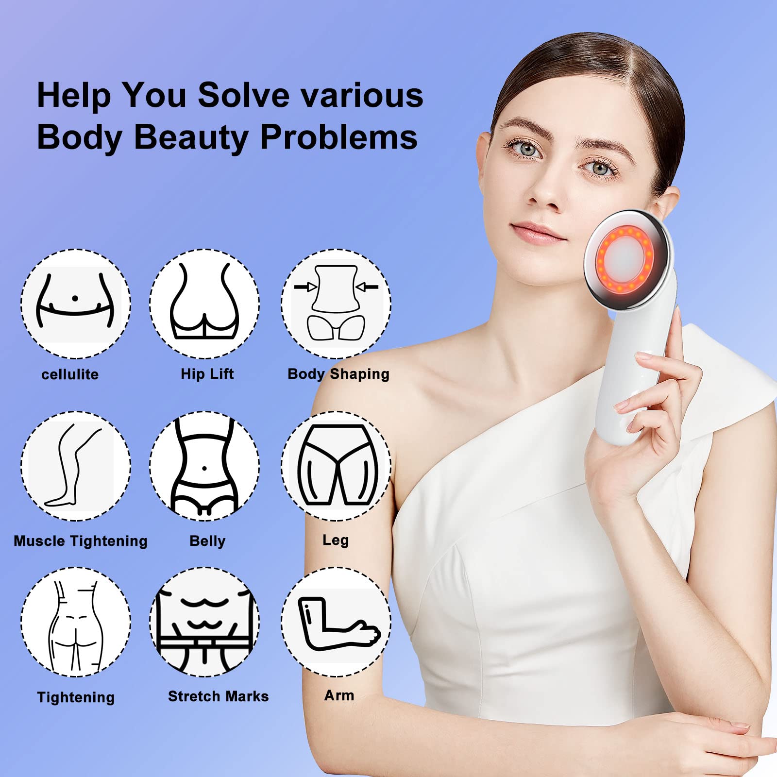 Cxgrise Body Shaping Machine Belly Arm Cellulite Stretch Mark Massager Tightening Device For Leg Ideal Gift For Mom