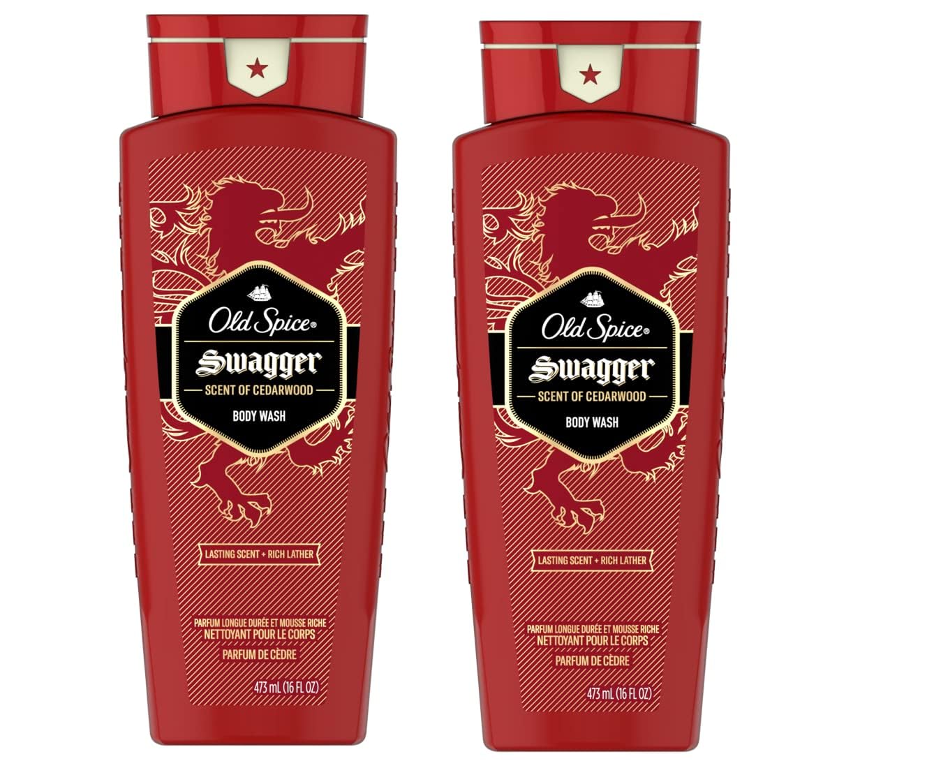 Old Spice Red Zone Body Wash - Swagger - 16 oz - 2 pk