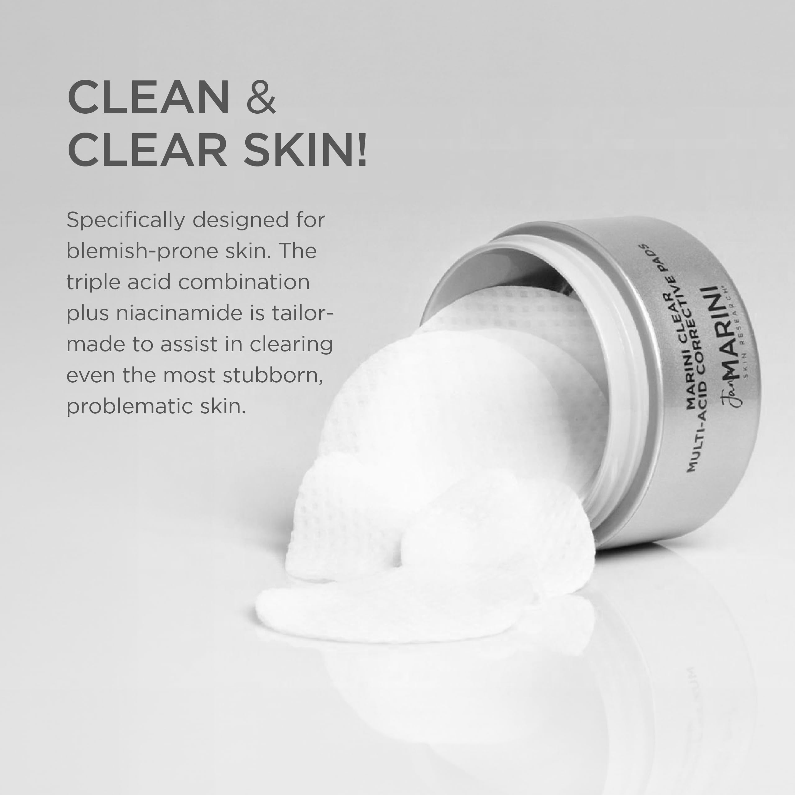 Jan Marini Skin Research Marini Clear - Multi-Acid Corrective Pads - 30 Pads