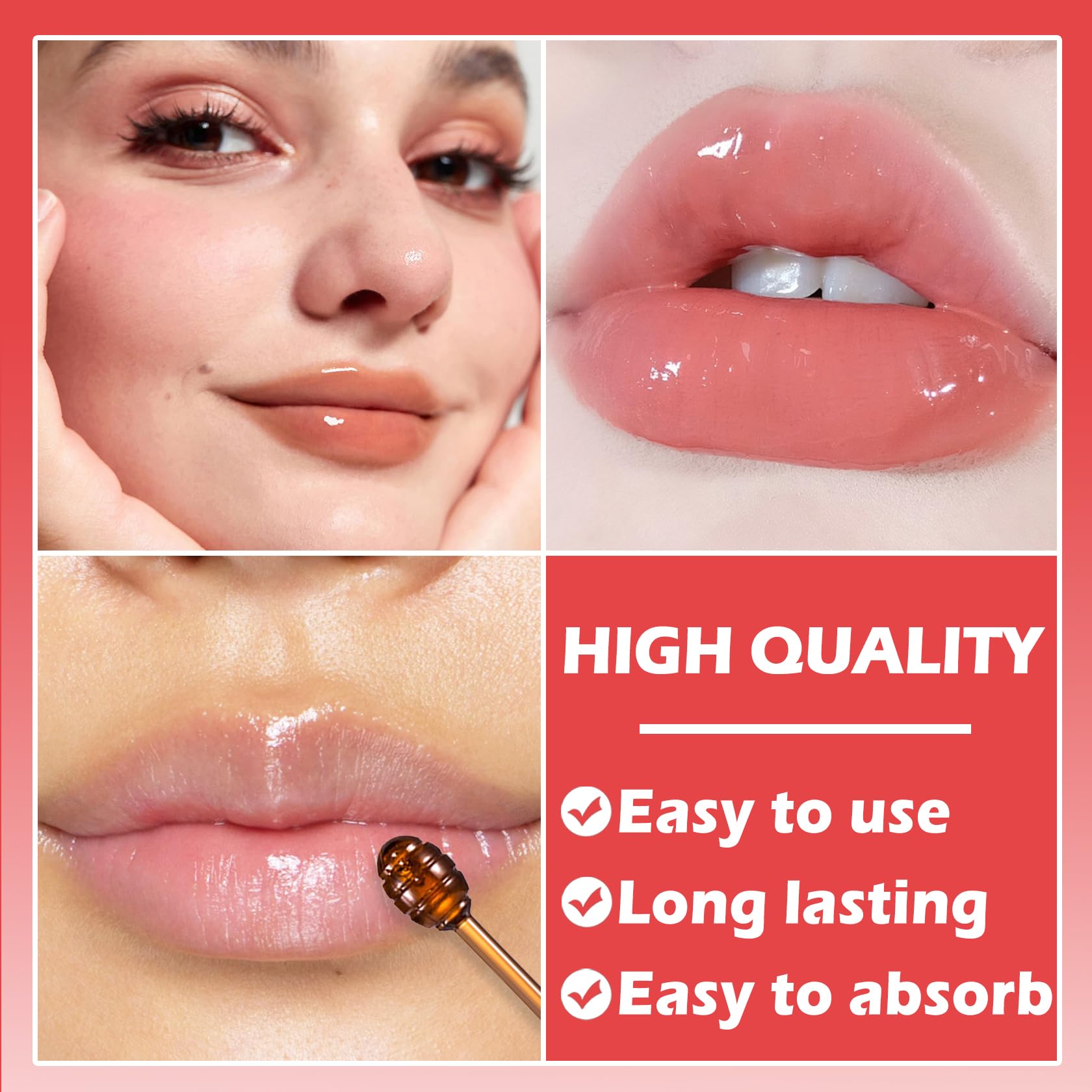 Xingxyuel 3Pcs Bee Lip Balm Honey Pot Honey Strawberry Watermelon Lip Balm Sleeping Lip Mask Silky Hydrating Bee Lip Balm Honey