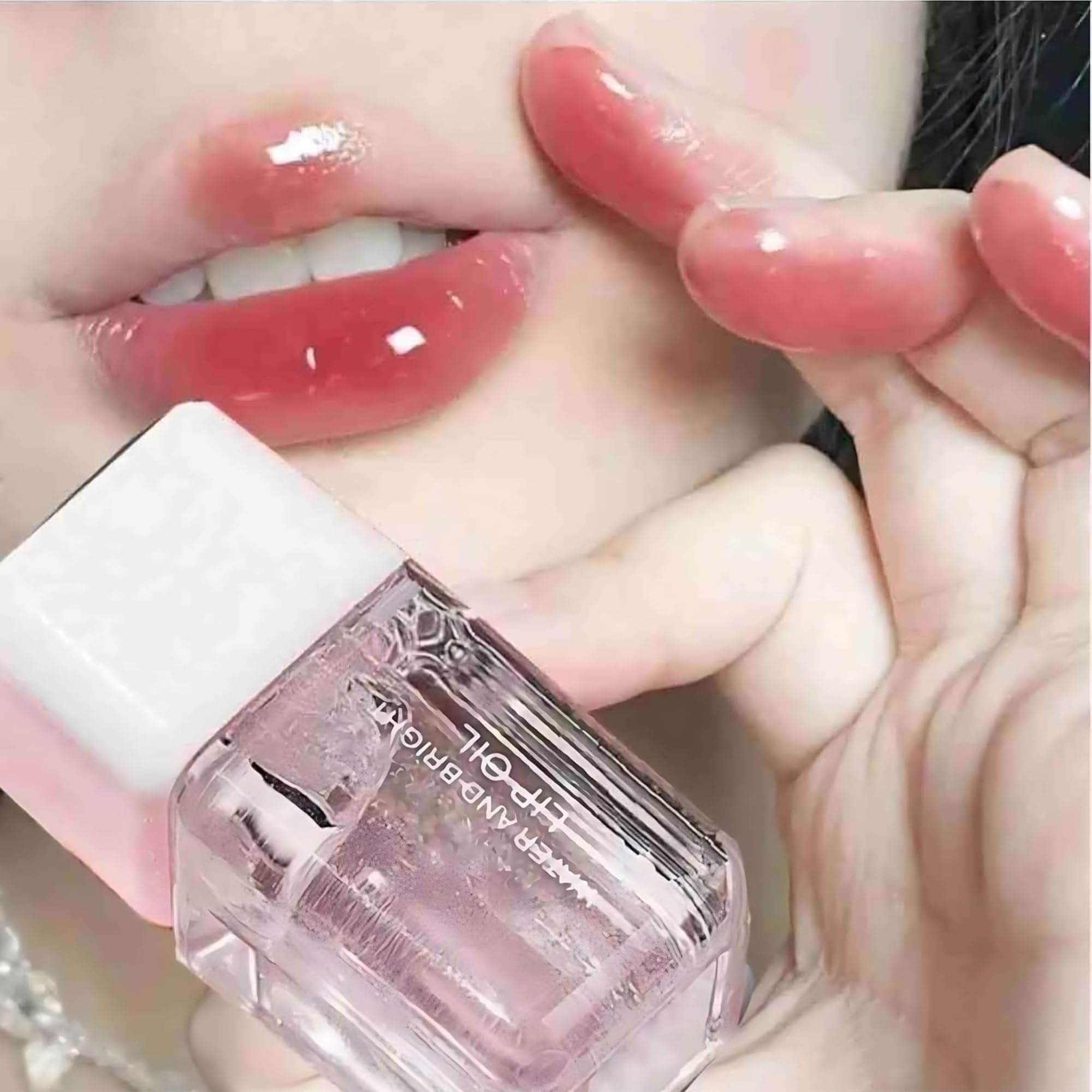 Waterproof Crystal Liquid Lip Oil For Women & Girls, Korean Lip Oil