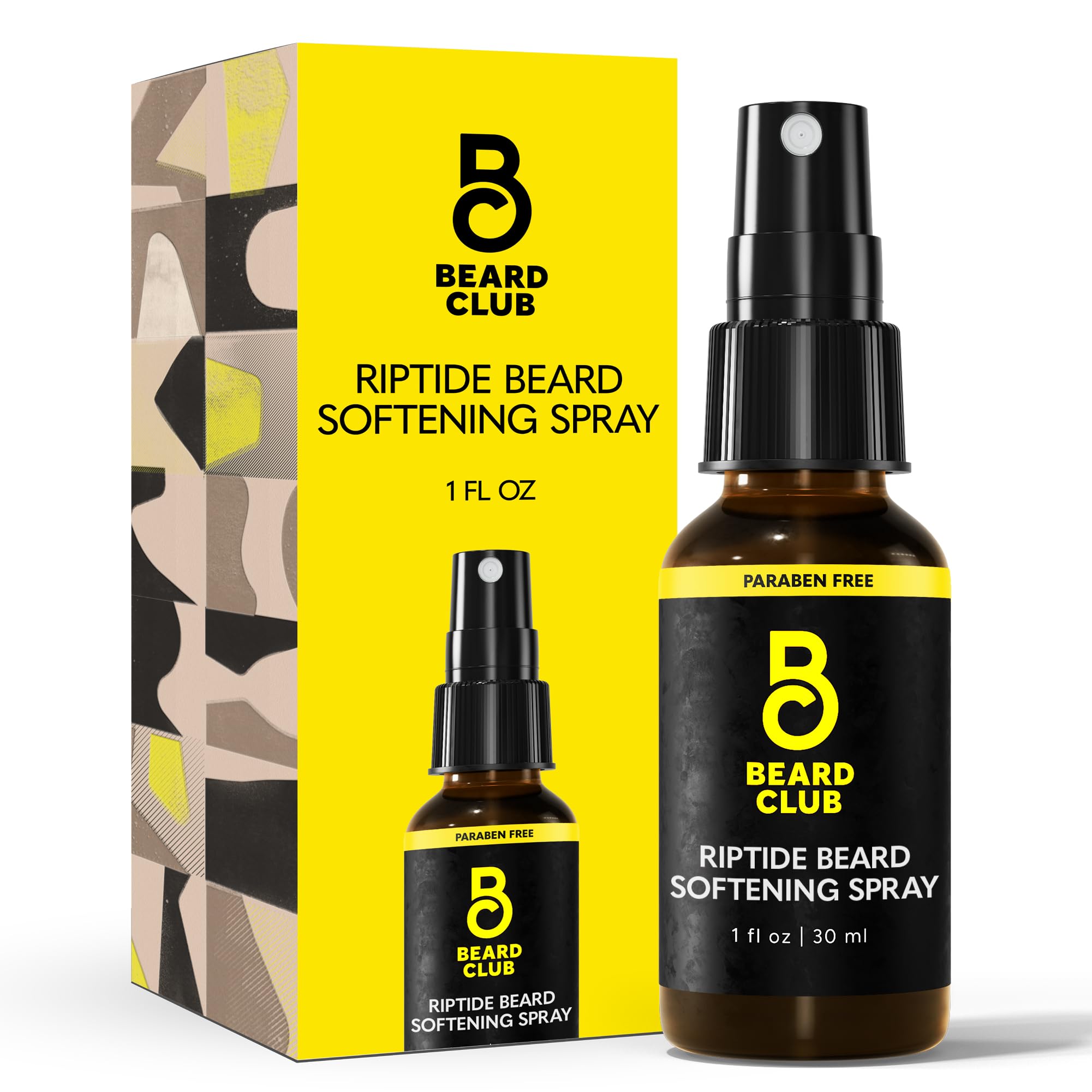 Riptide Beard Softening Spray by Beard Club - Nourishing & Styling Formula for Enhanced Beard Growth, Softness & Shine - Enriche