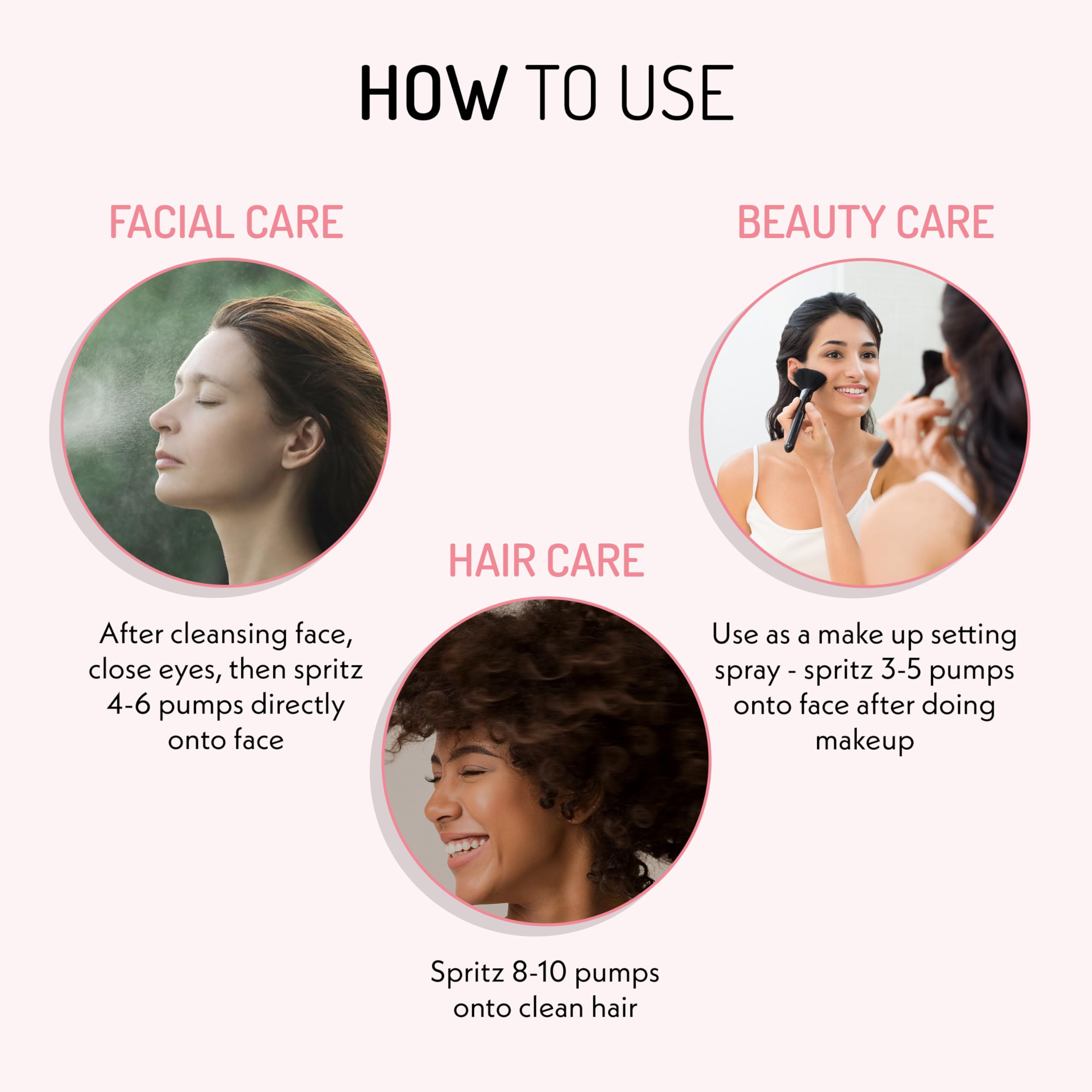 Eve Hansen Organic Rose Water Spray For Face  Huge 8 Oz Moroccan Rosewater Face Toner And Makeup Setting Spray  Soothing Neck An