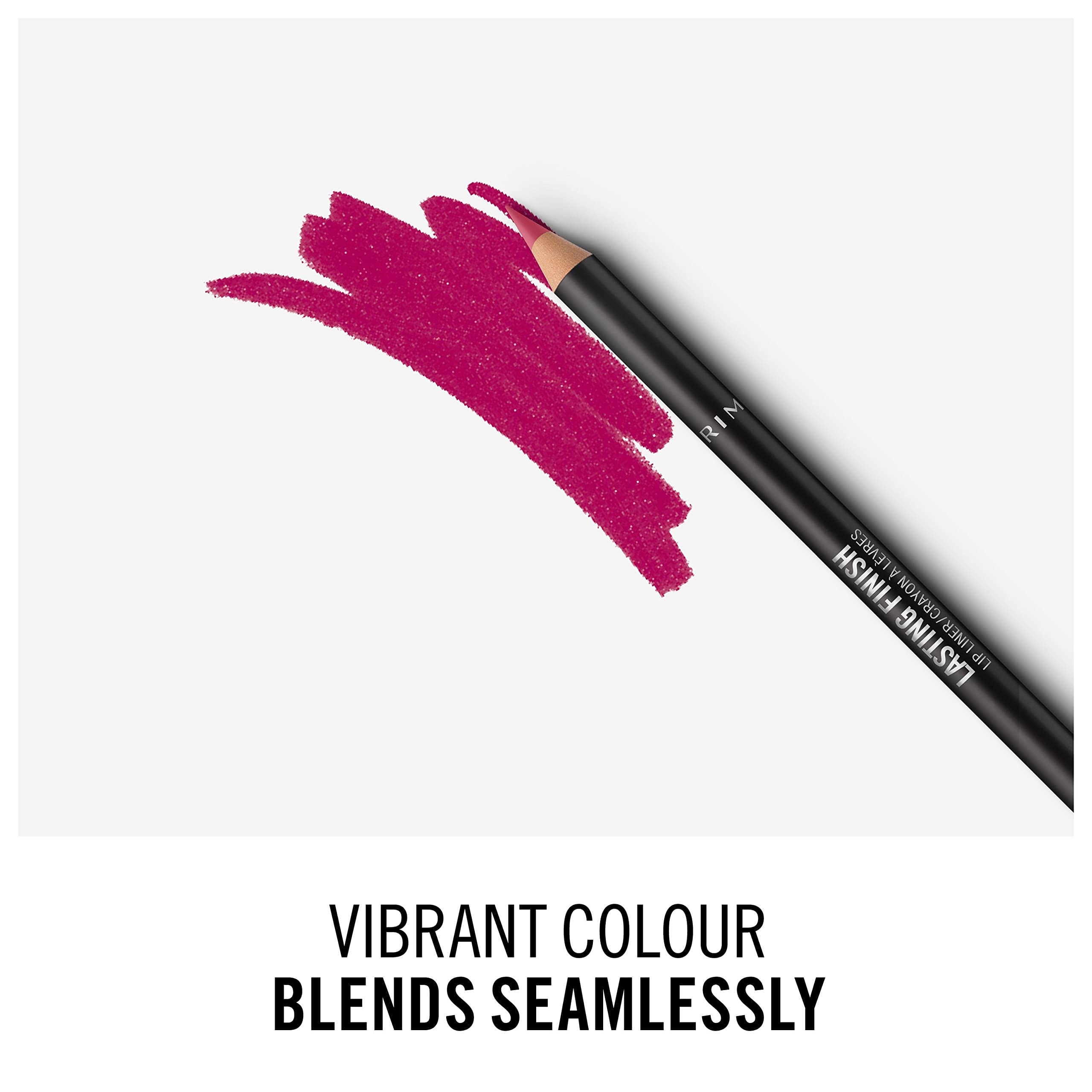 Rimmel Lasting Finish 8Hr Soft Lip Liner Pencil - Vibrant, Blendable Formula To Lock Lipstick In Place For 8 Hours - 125 Indian