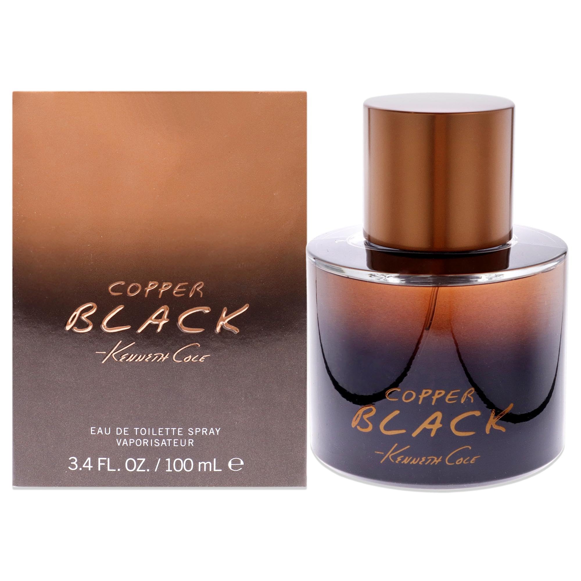 Kenneth Cole Copper Black By Kenneth Cole, 3.4 Oz Eau De Toilette Spray For Men