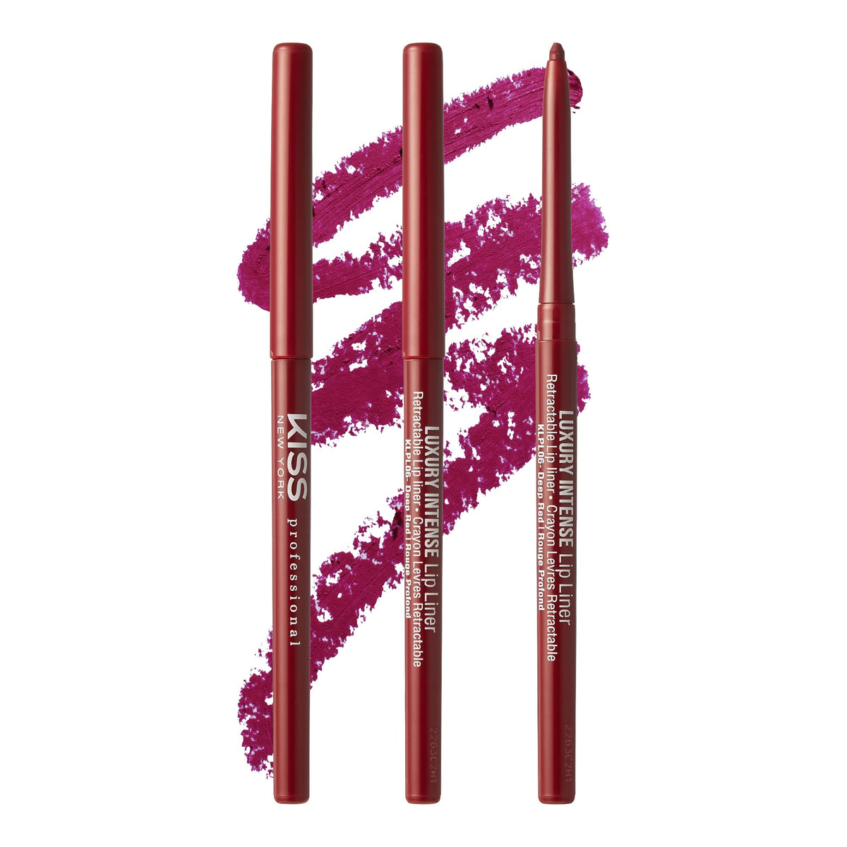 KISS NEW YORK Professional Lip Liner, Long-Lasting Luxury Intense Lipliner, Creamy Retractable Easy to Use Richly Pigmented Lip 