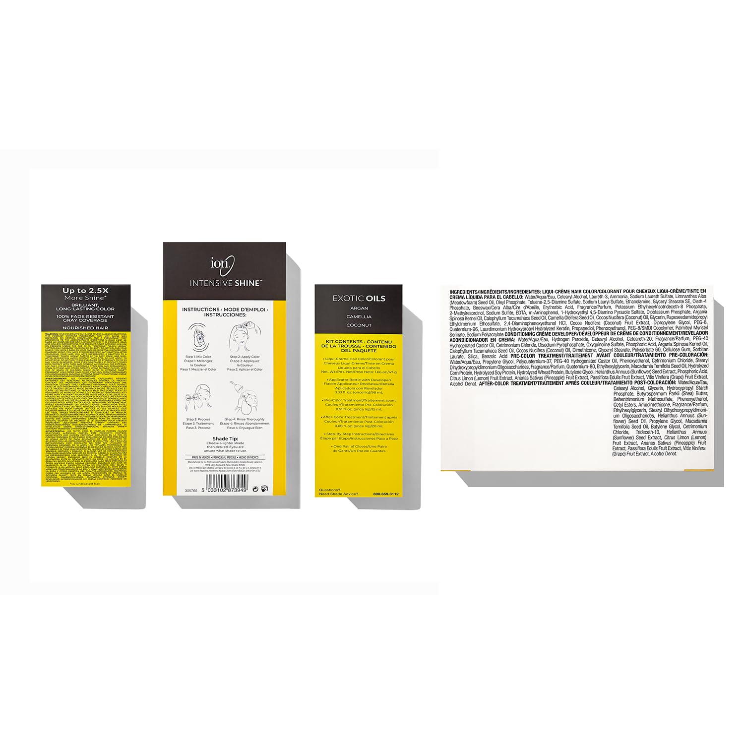 Ion Intensive Shine Hair Color Kit Cool Dark Blonde 6Nv Cool Dark Blonde 6Nv
