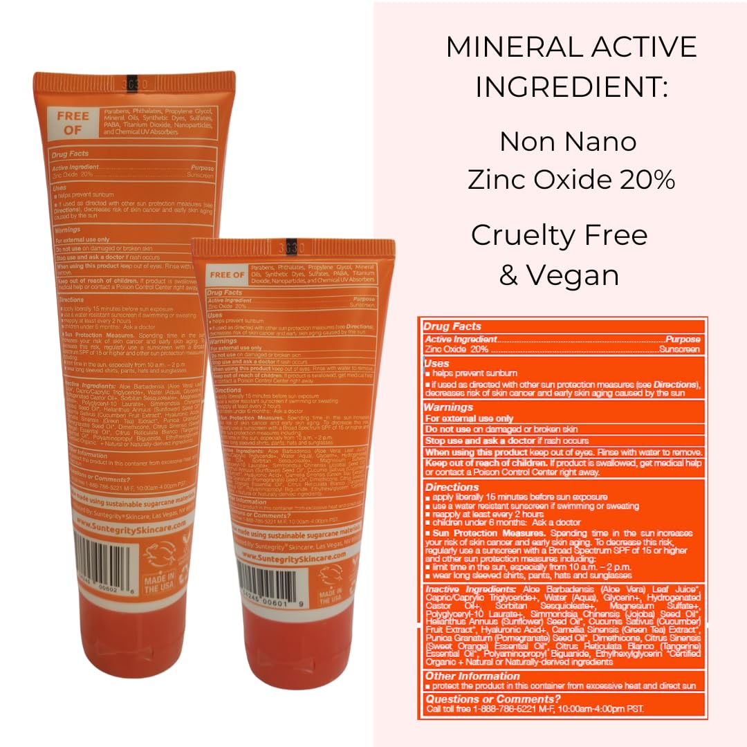 Suntegrity Mineral Sunscreen For Body - 3 Oz